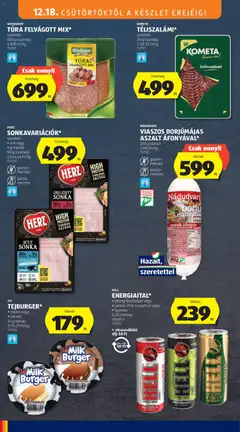 TÚRA FELVÁGOTT MIX*, szeletelt, 100 g/csomag - amely érvényes a következő dátumtól: 18.12.2025 | Oldal: 20