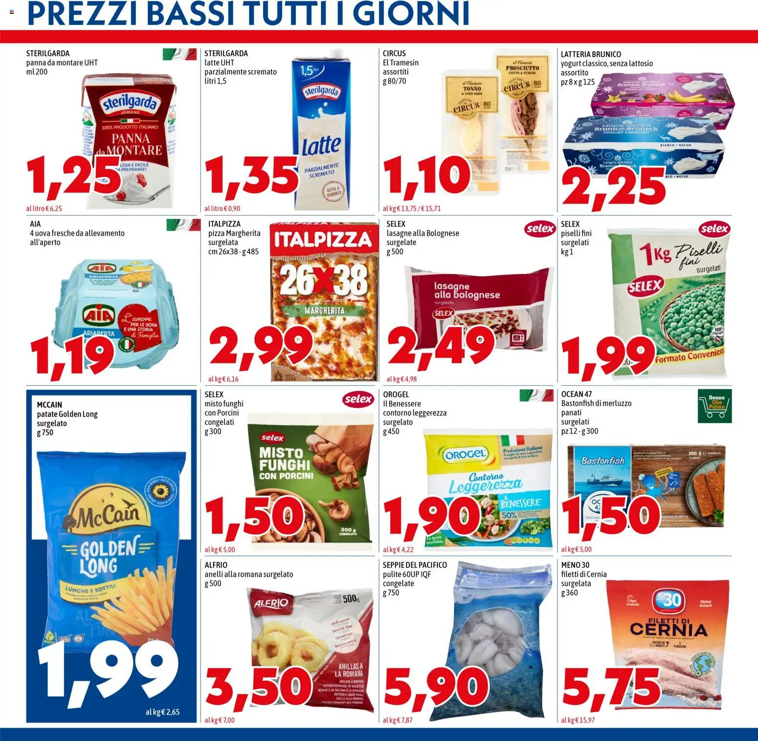 Volantino Mega del 13.11.2025 | Pagina: 5 | Prodotti: Uova, Panna, Patate, Tonno