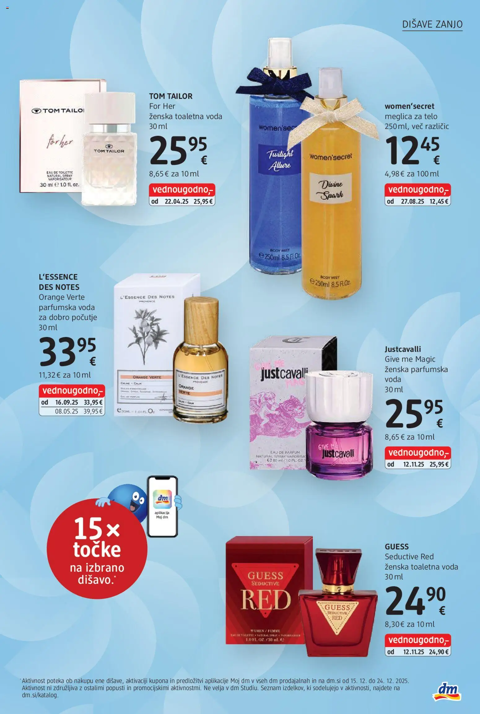 Novi DM Drogerie Markt katalog ponudbe – veljaven od 15.12.2025 | Stran: 5 | Izdelki: Parfum, Voda, Toaletna voda, Parfumska voda
