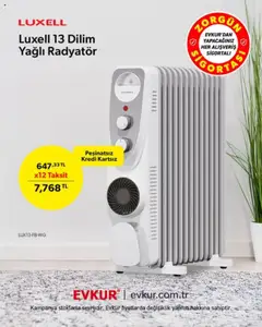 03.10.2025 tarihinden itibaren geçerli olan Evkur kataloğu önizlemesi
