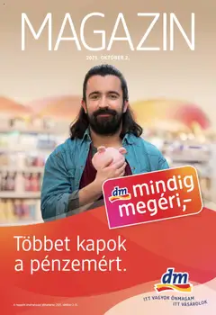 DM Drogerie Markt Akciós újság - amely érvényes a következő dátumtól: 02.10.2025