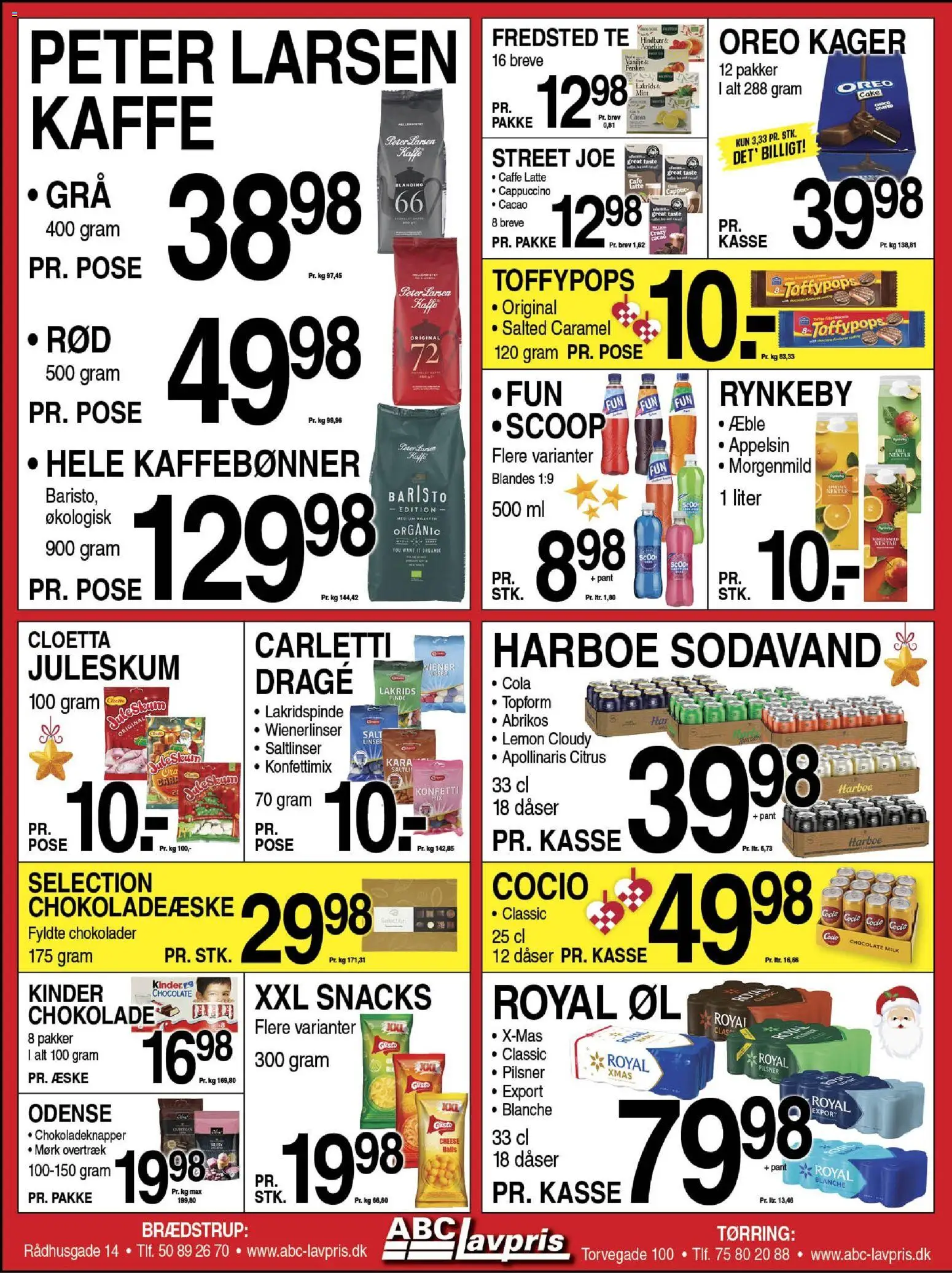 Abc Lavpris tilbudsavis – gyldig fra 10.12.2025 | Side: 8 | Produkter: Te, Sodavand, Salt, Lakrids
