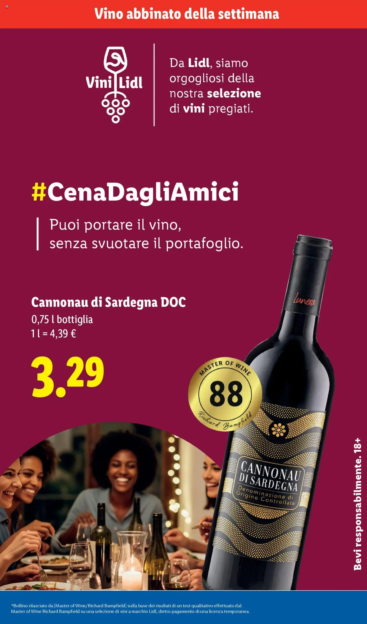 Volantino Lidl del 13.10.2025 | Pagina: 7 | Prodotti: Vino, Bottiglia