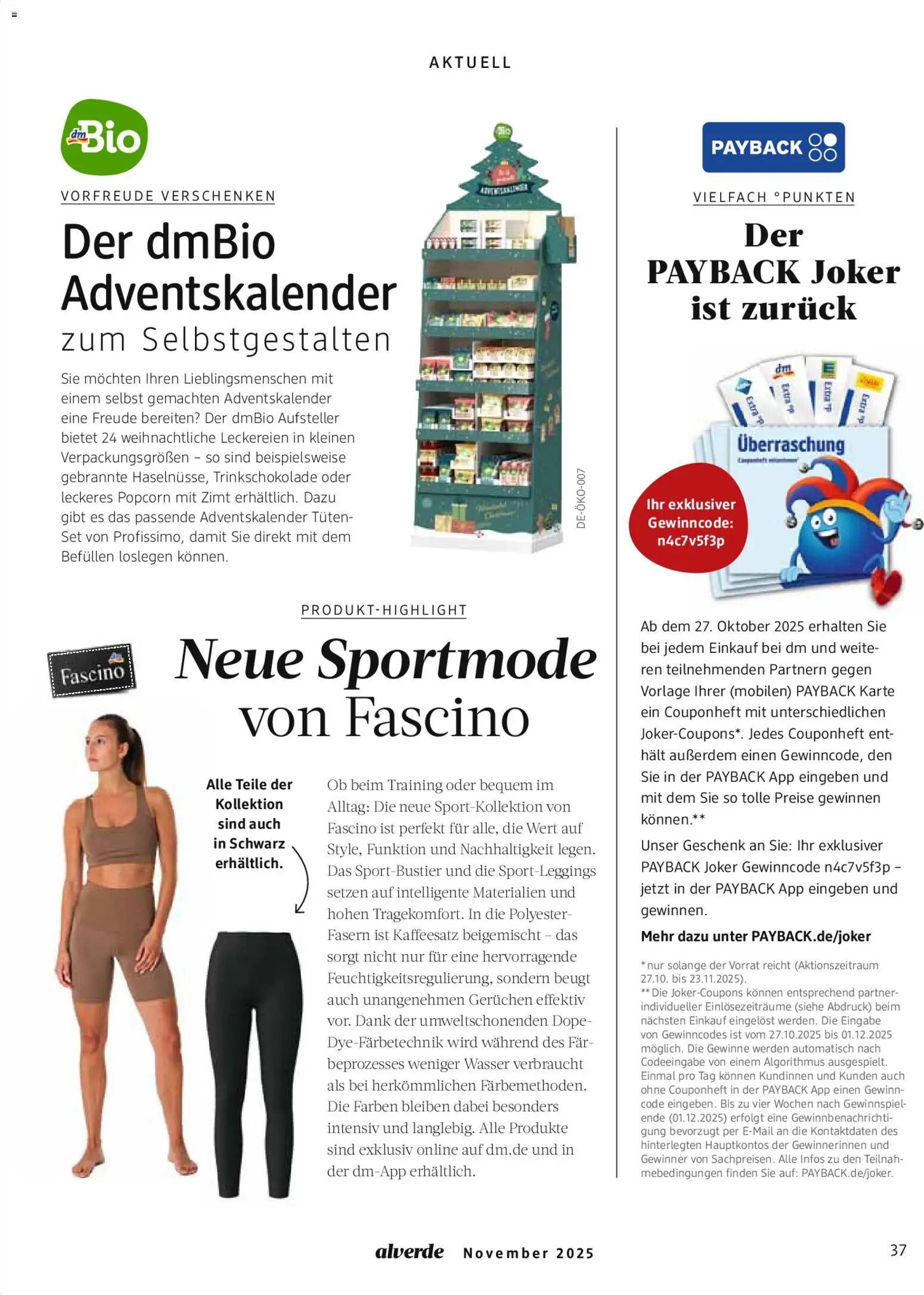 dm drogerie Prospekt 	 – gültig ab 01.11.2025 | Seite: 37