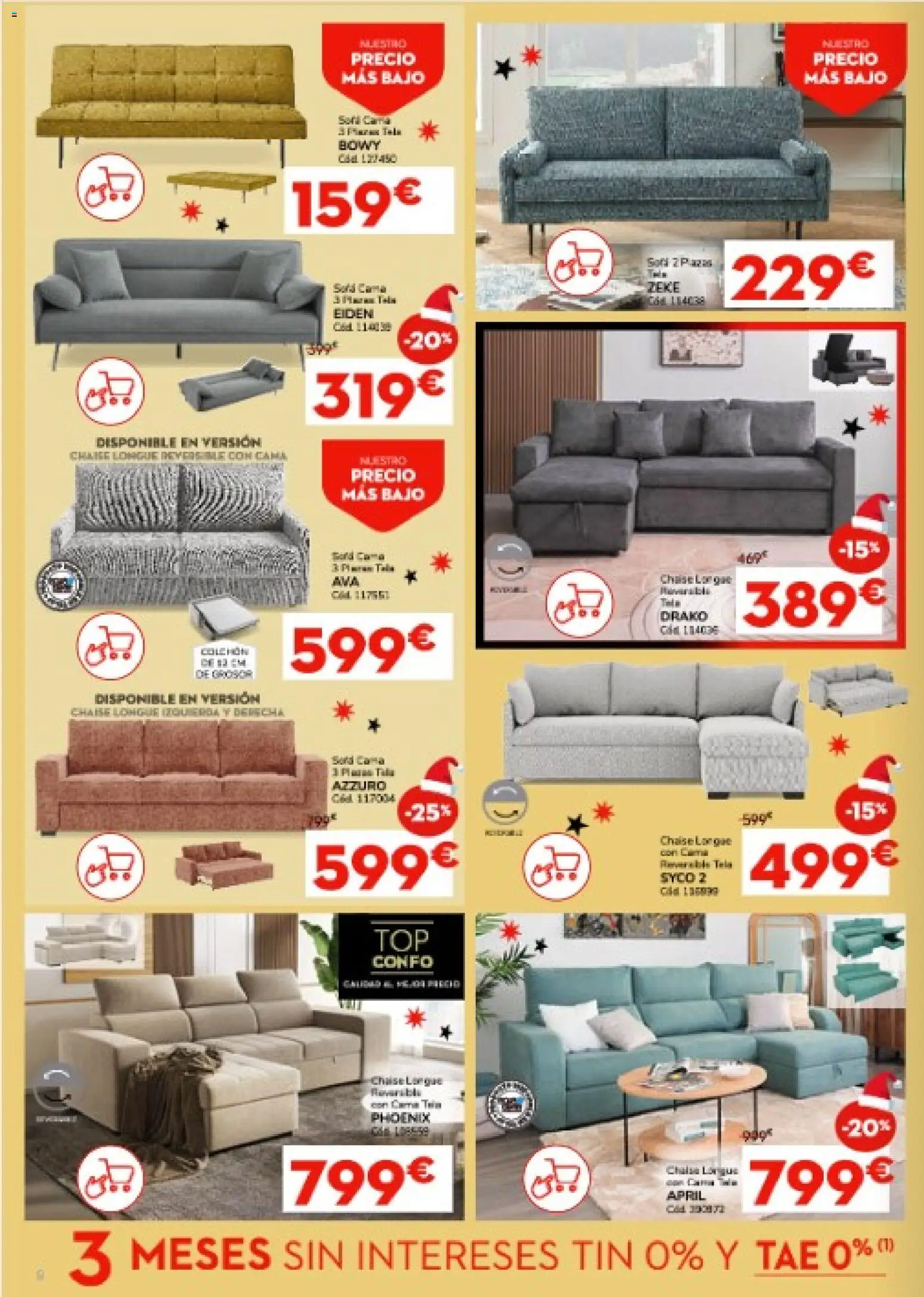 Conforama folleto │ válido desde el 04.12.2025 | Página: 8 | Productos: Colchon, Cama