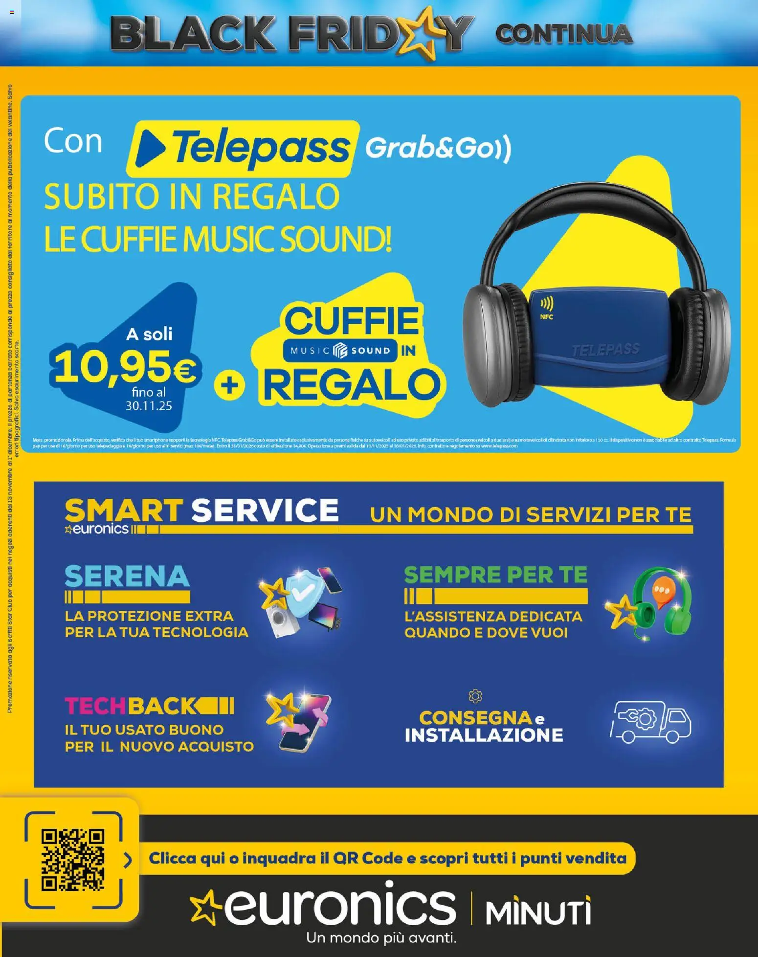 Volantino Euronics del 13.11.2025 | Pagina: 31 | Prodotti: Tè, Smartphone, Cuffie
