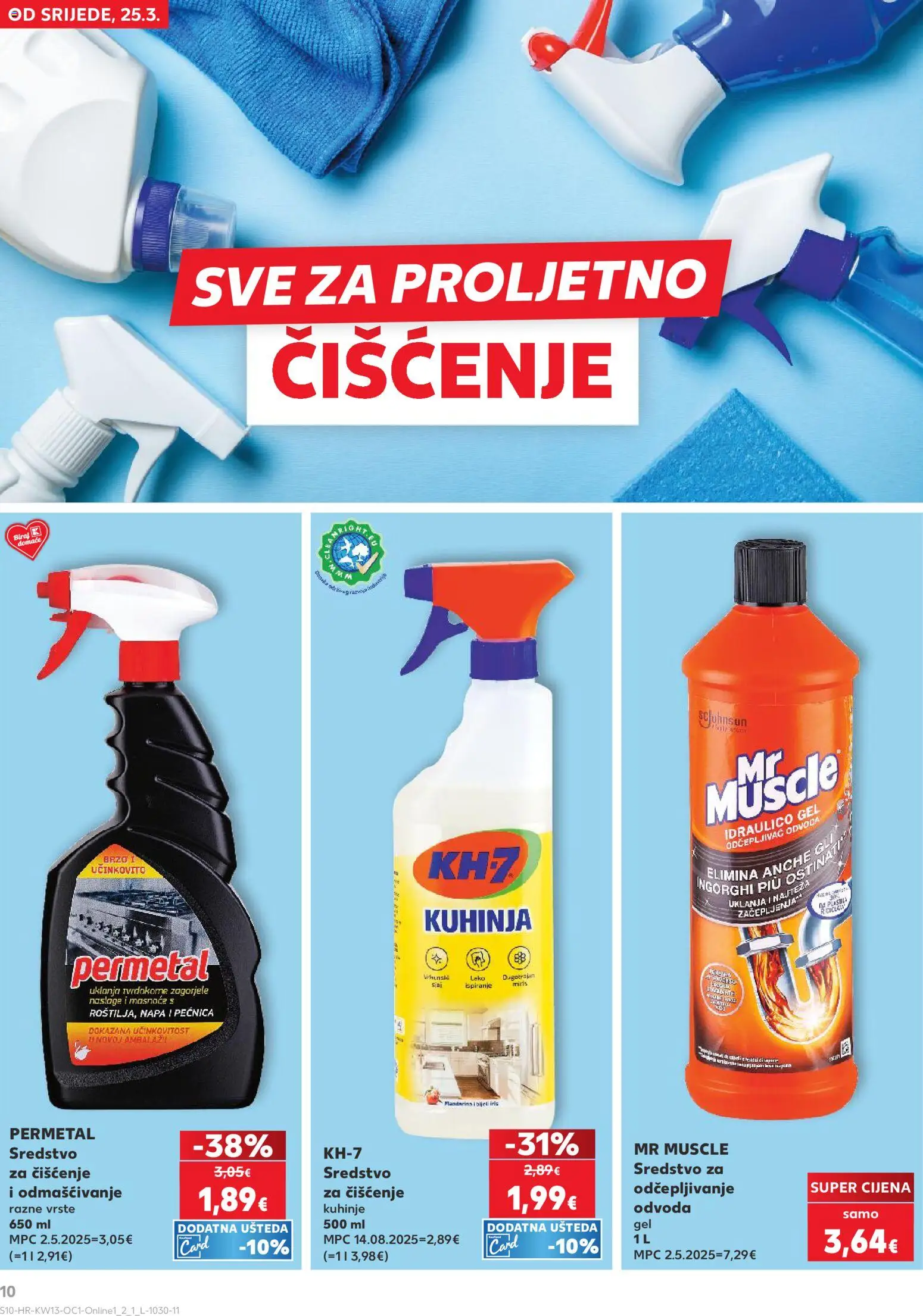 Kaufland katalog | vrijedi od 25.03.2026 | Stranica: 10 | Proizvodi: Miris, Mandarina, KH-7, Kuhinja