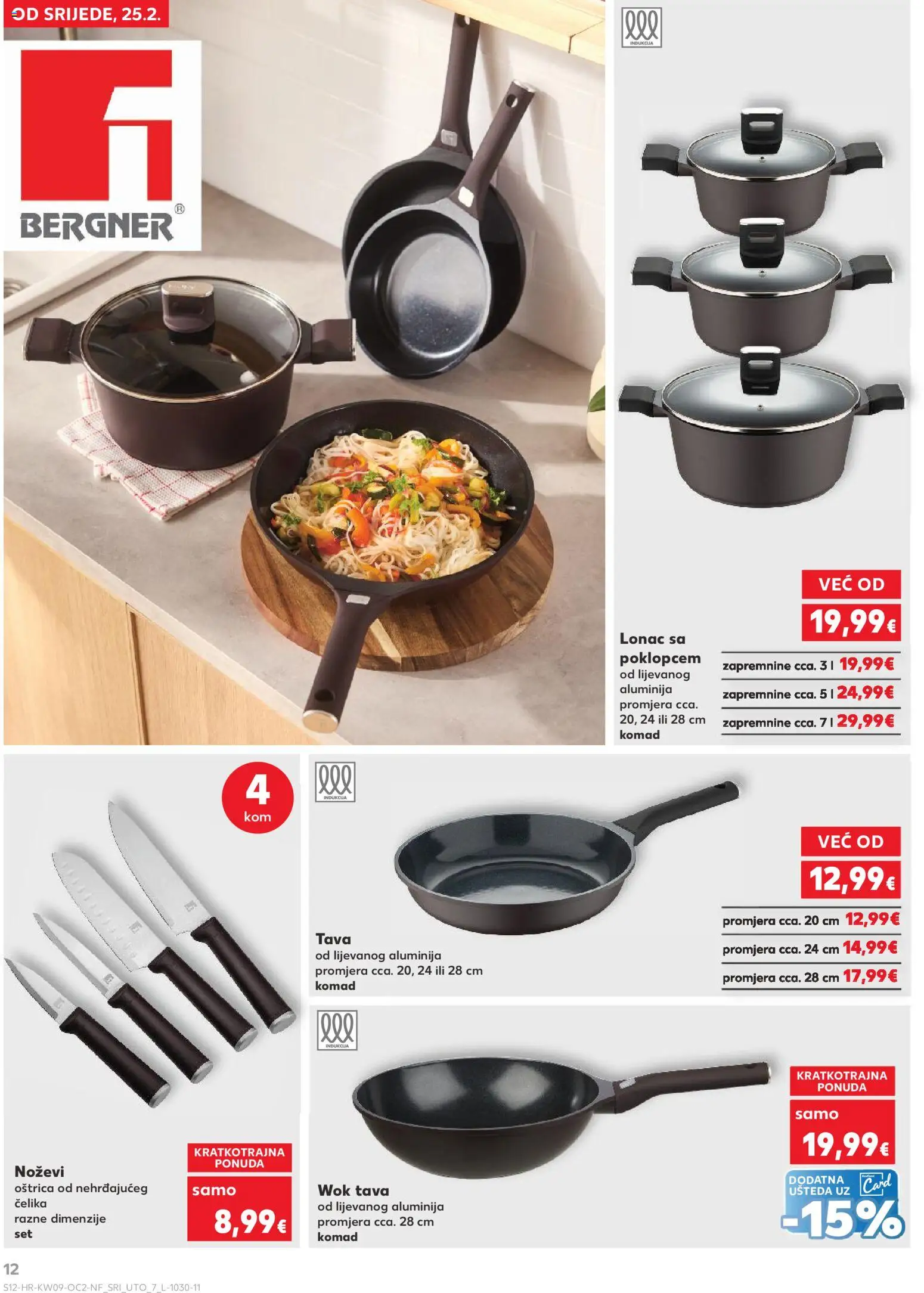 Kaufland katalog | vrijedi od 25.02.2026 | Stranica: 12 | Proizvodi: Pan, Tava, Lonac