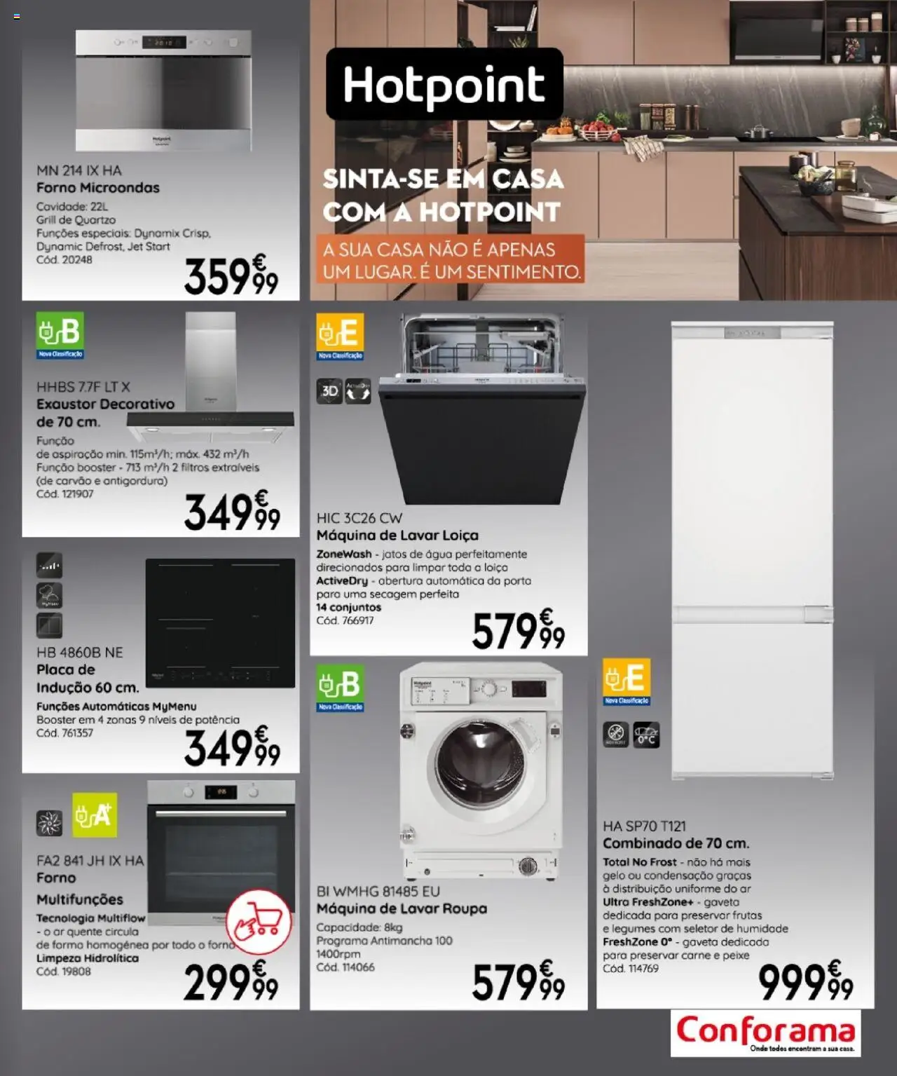 Conforama folheto │ válido de 27.03.2025 | Página: 89 | Produtos: Agua, Máquina de lavar, O forno, Peixe