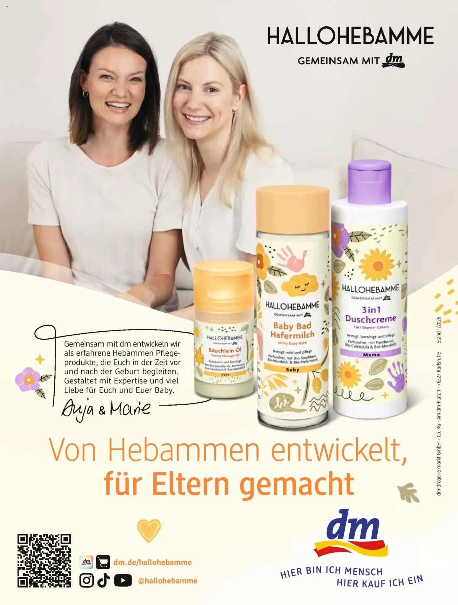 dm drogerie Prospekt 	 – gültig ab 01.02.2026 | Seite: 74 | Produkte: Öl, Bad, Hafermilch, Duschcreme