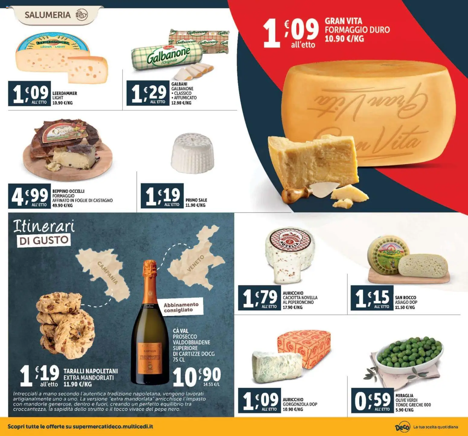 Volantino Decò del 28.10.2025 | Pagina: 2 | Prodotti: Pepe, Peperoncino, Taralli, Gorgonzola