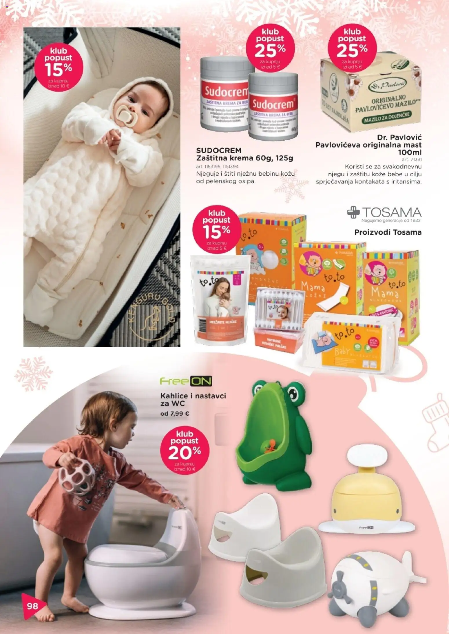 Baby Center katalog | vrijedi od 01.11.2025 | Stranica: 98 | Proizvodi: Mast, Kahlice, Krema