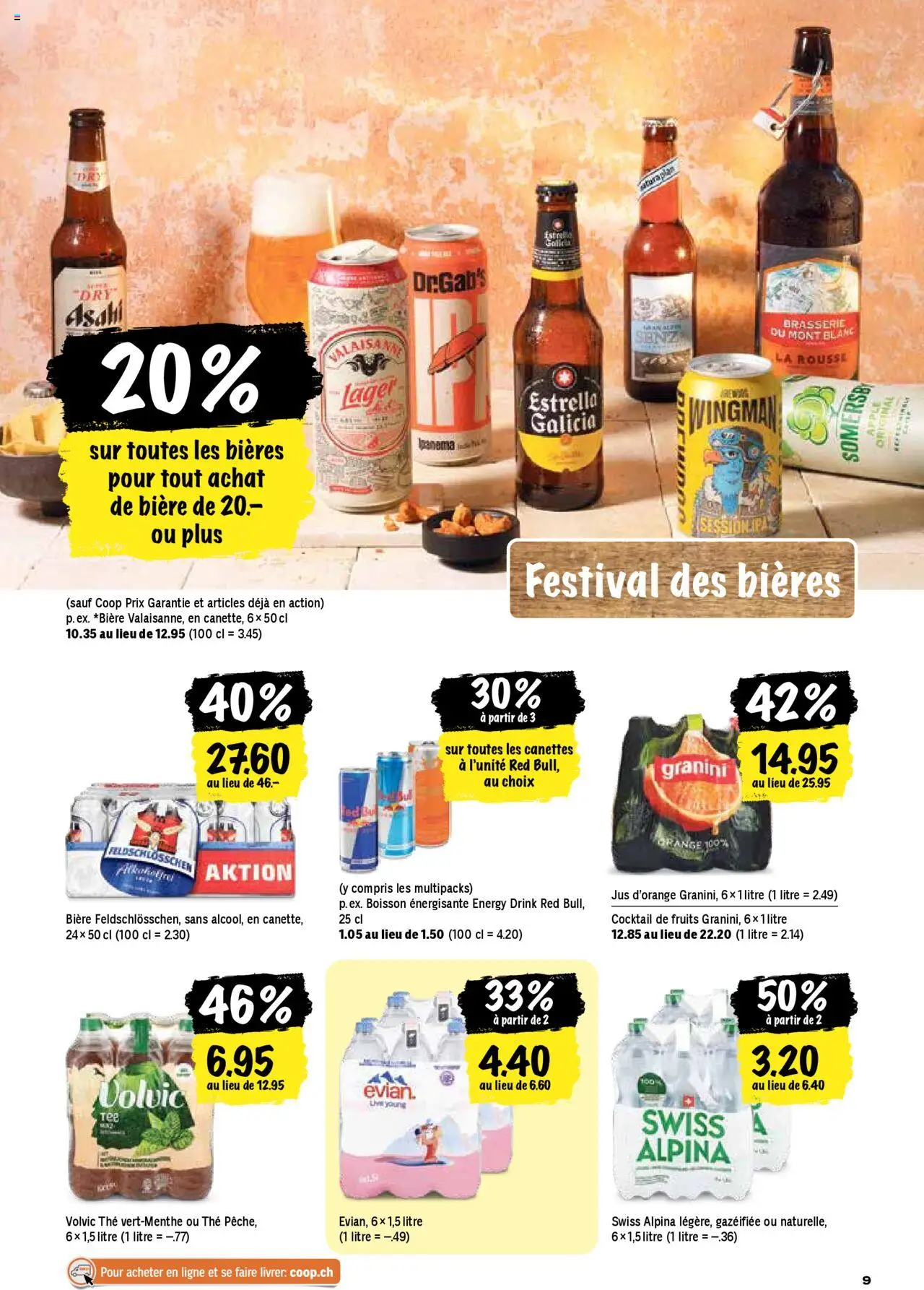Coop - Les actions de la semaine – gültig ab 09.10.2025 | Seite: 9 | Produkte: Red bull, Apple