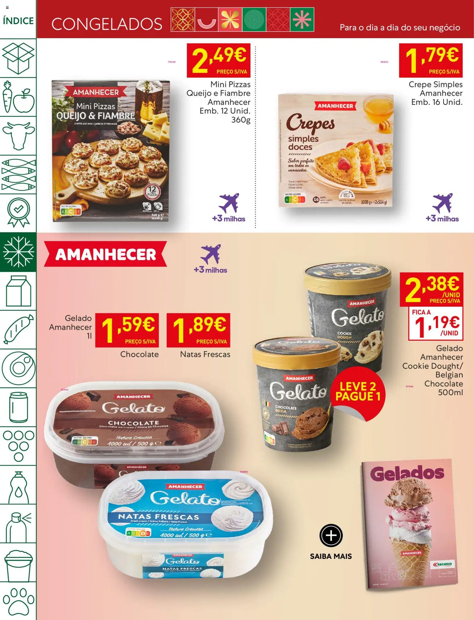 Recheio folheto │ válido de 04.11.2025 | Página: 20 | Produtos: Gelado, Nata, Doces, Creme