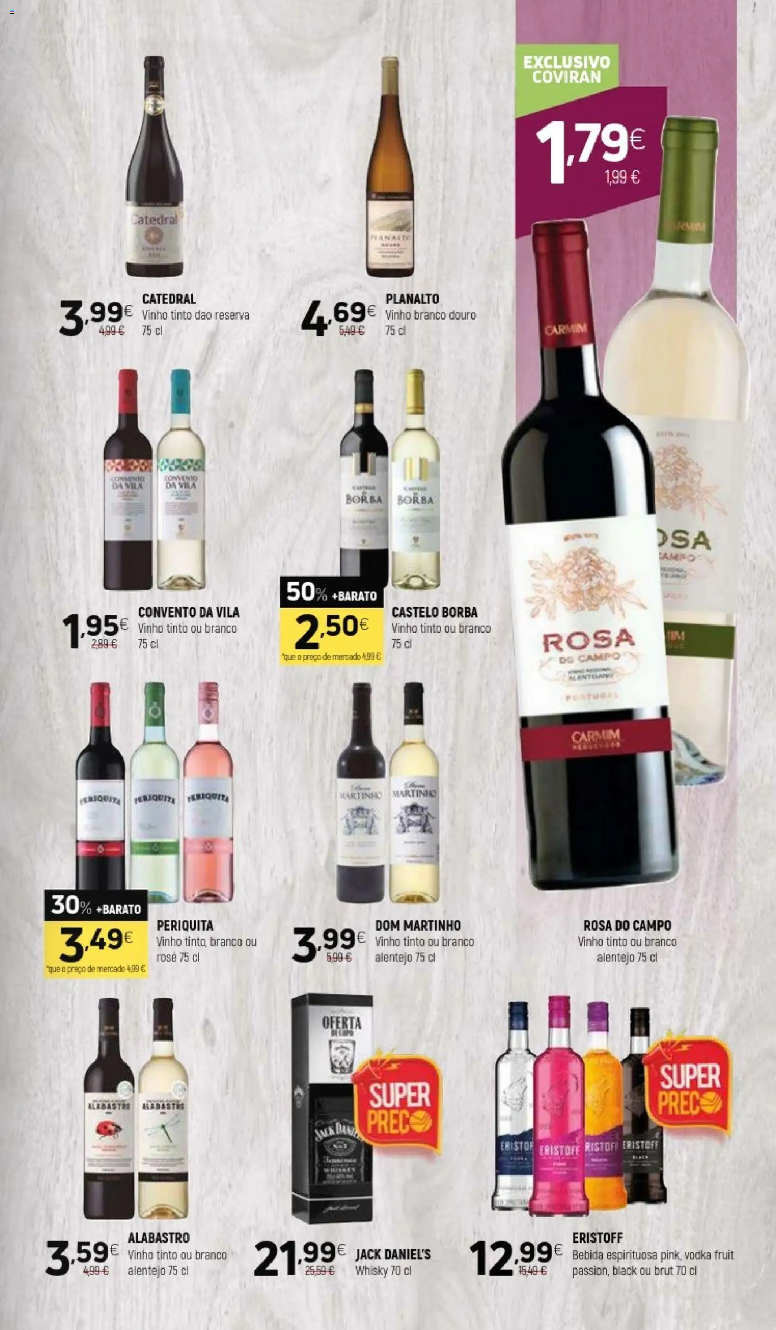 Coviran - folheto │ válido de 24.02.2026 | Página: 17 | Produtos: Whisky, Vinho, Vodka, Vinho tinto