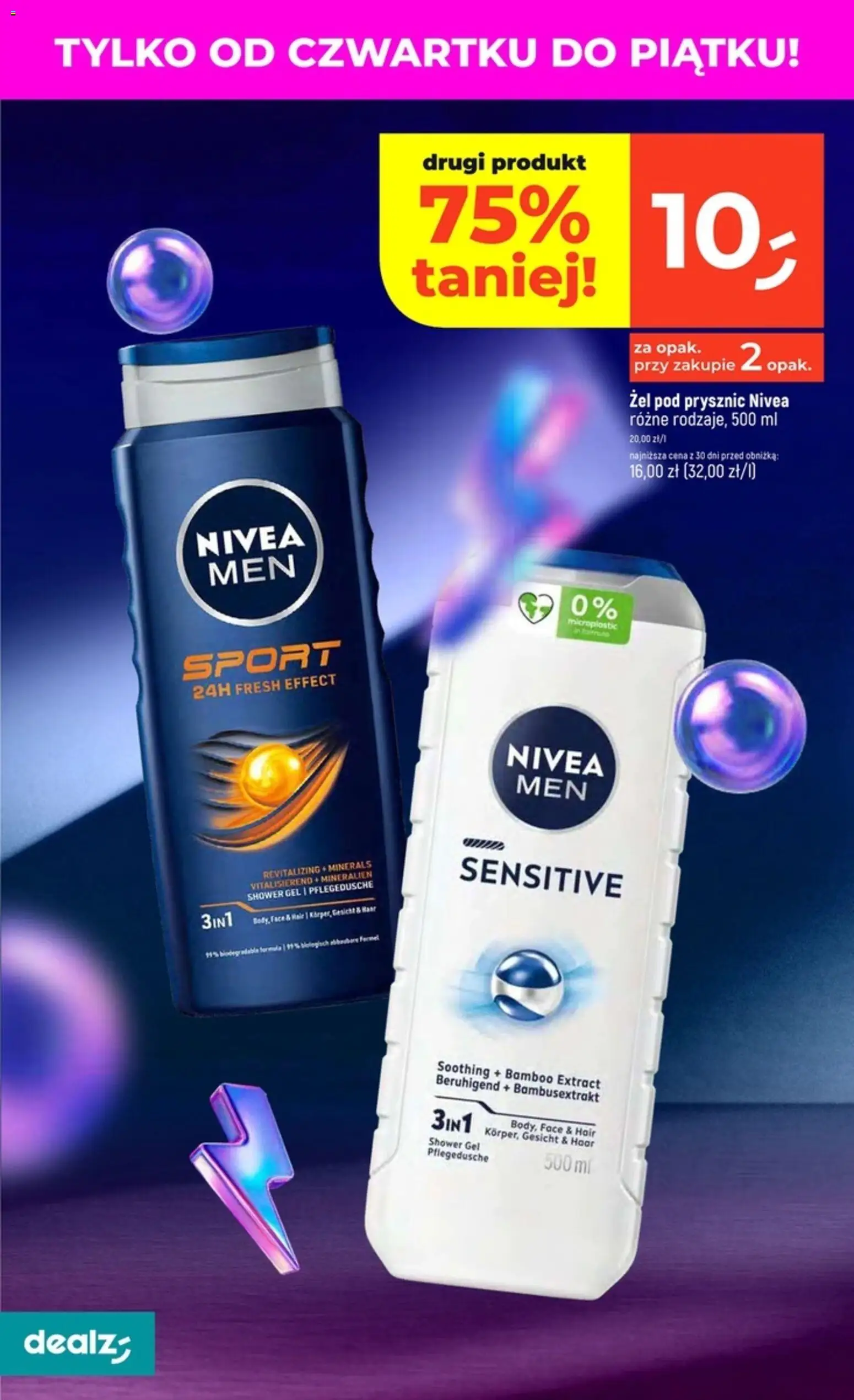 Dealz Gazetka od 30.10.2025 | Strona: 8 | Produkty: Prysznic, Żel pod prysznic