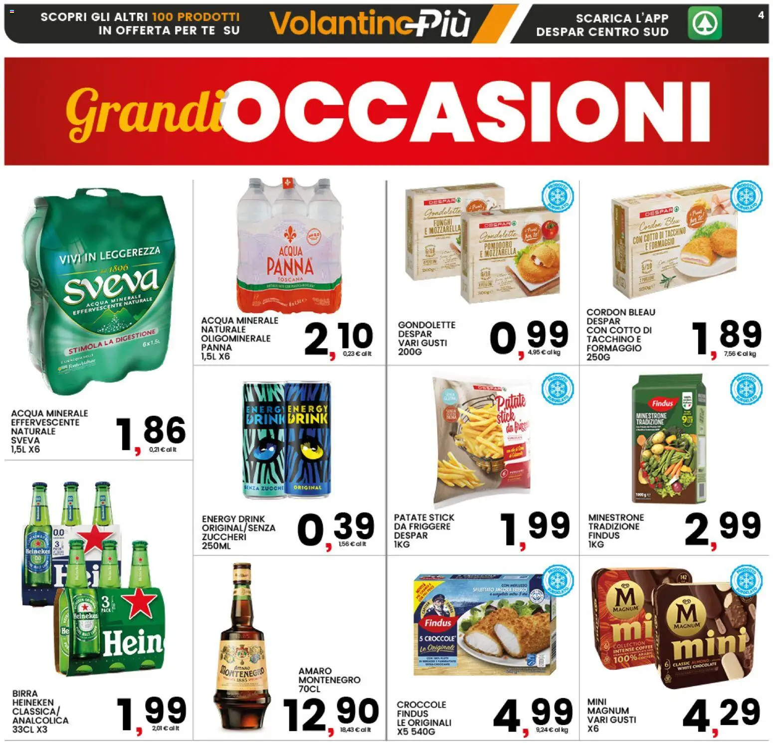 Volantino Interspar del 16.03.2026 | Pagina: 4 | Prodotti: Tè, Patate, Pomodoro, Funghi