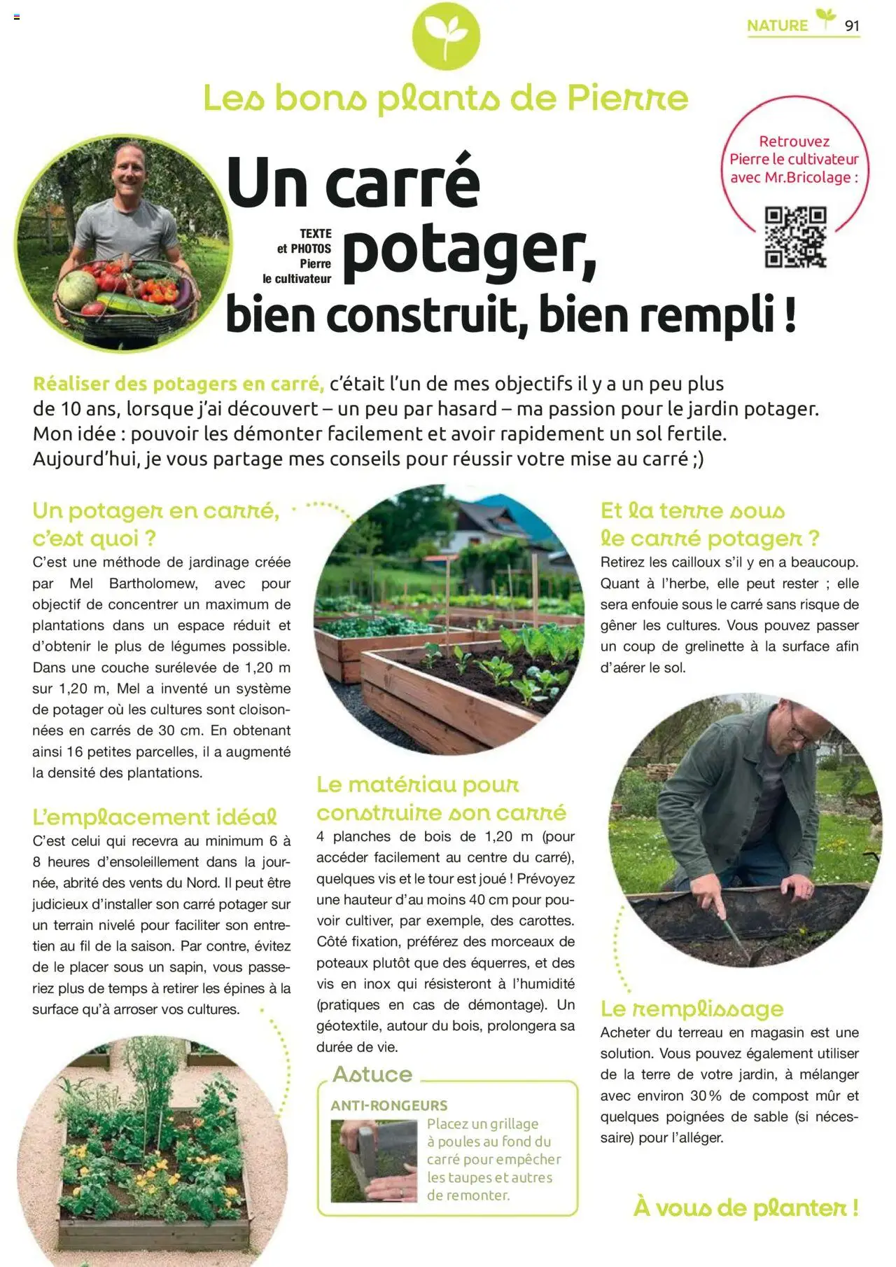  | Page: 91 | Produits: Carré potager, Terreau, Poignées