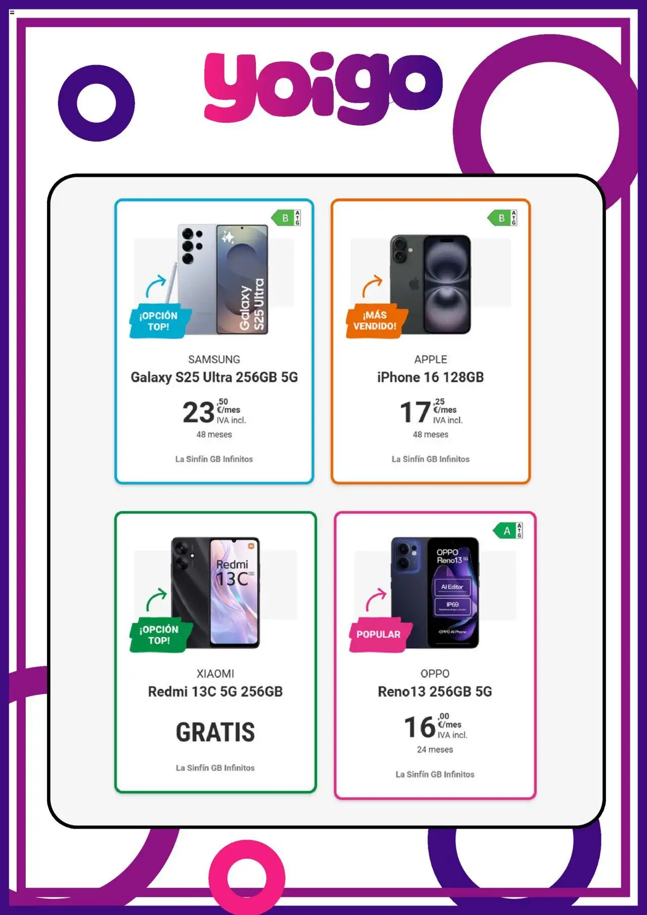 Yoigo ofertas │ válido desde el 14.08.2025 | Página: 5 | Productos: Apple, Iphone