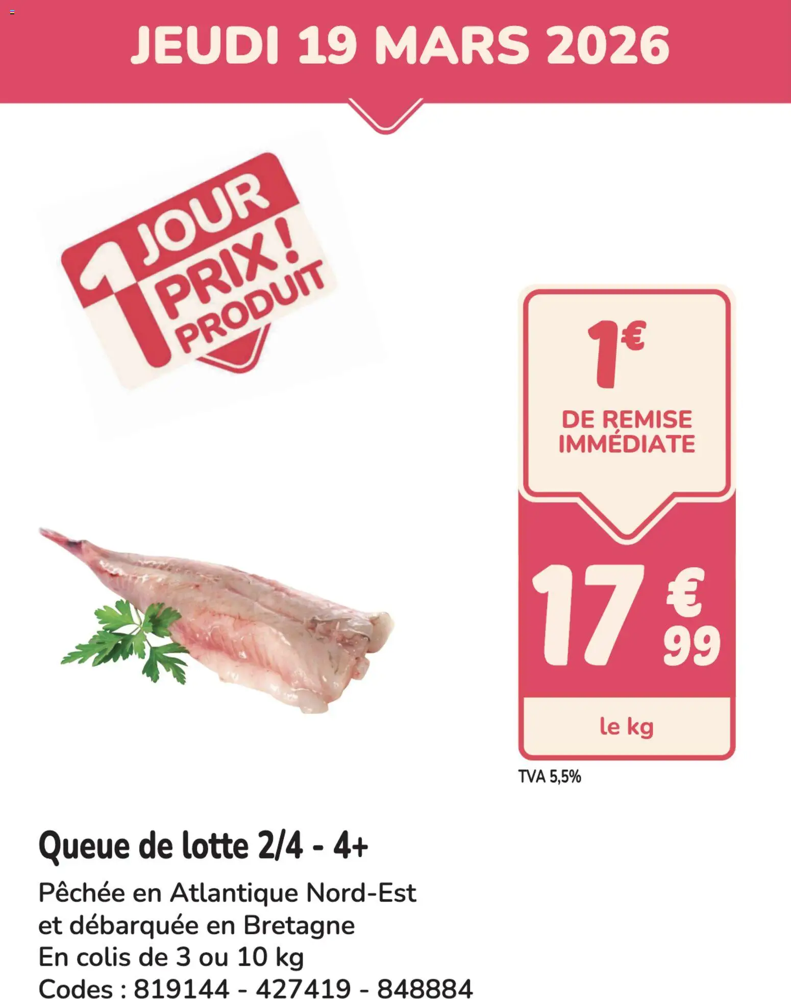 {H1} | Page: 2 | Produits: Queue de lotte