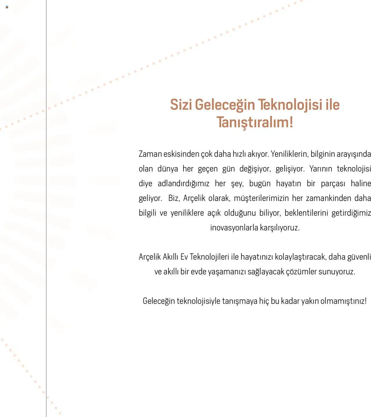 Arçelik Katalog - Akıllı Ev Teknolojileri - 27.01.2023 tarihinden itibaren geçerlidir | Sayfa: 3