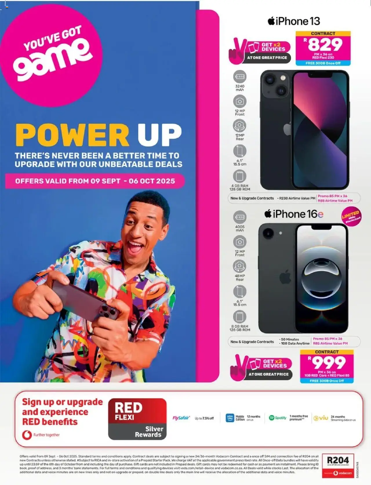 Game Vodacom valid from 09.09.2025 | Page: 1 | Products: Game