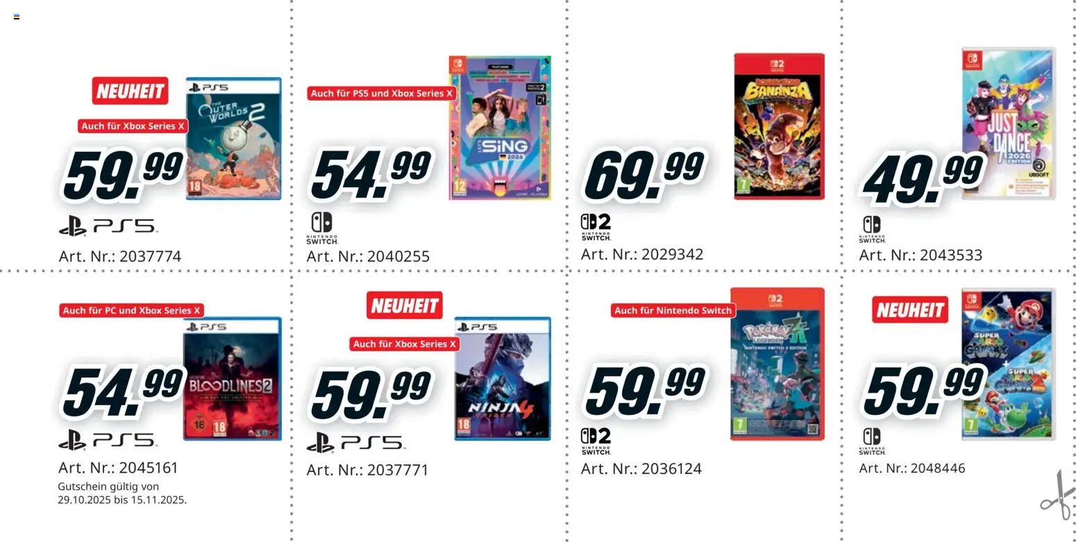 Media Markt Angebote gültig ab 29.10.2025 | Seite: 48 | Produkte: PC, Xbox