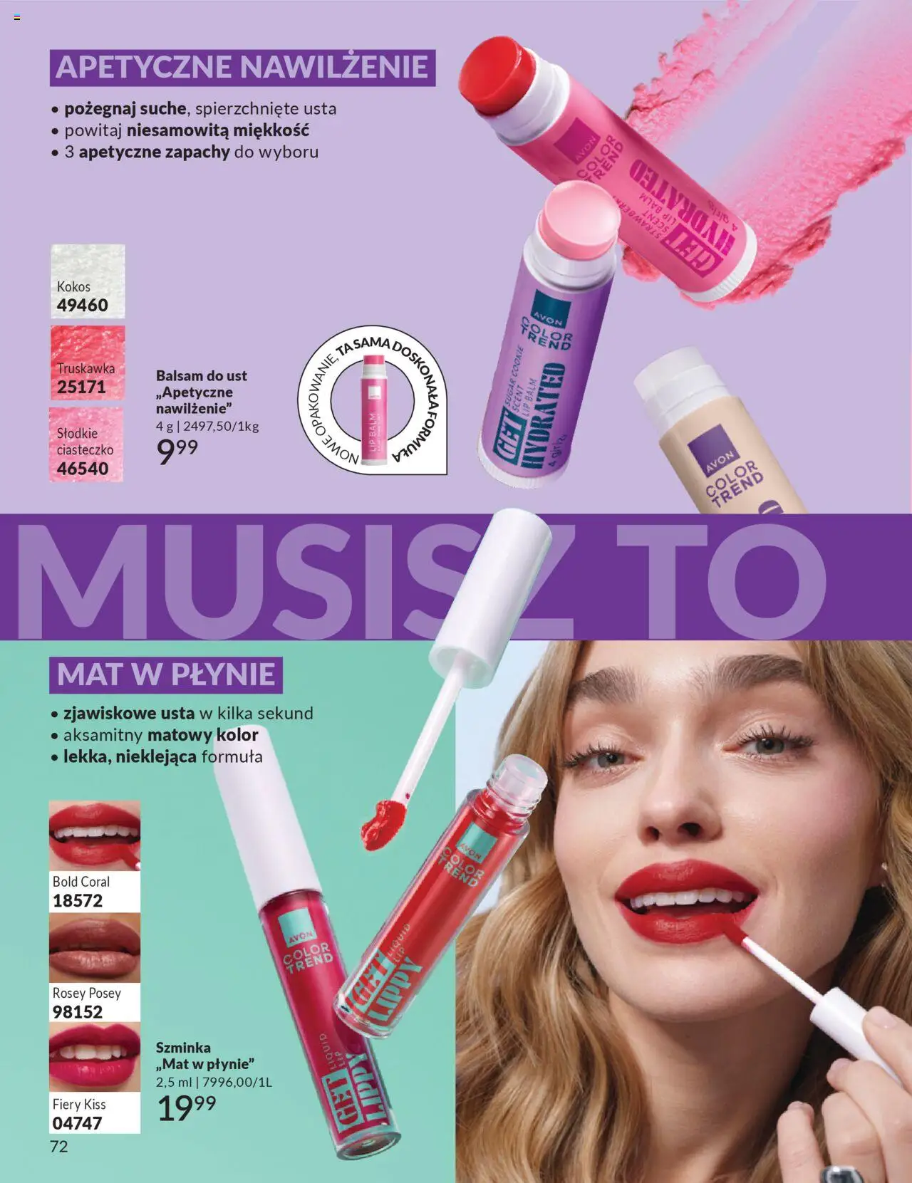 Avon Katalog 10 2025 od 01.10.2025 | Strona: 74 | Produkty: Szminka