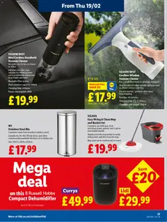 Preview of Lidl - Lidl Weekly valid from 19.02.2026 | Page: 17 | Products: Shower, Handle, Tiles, Cable