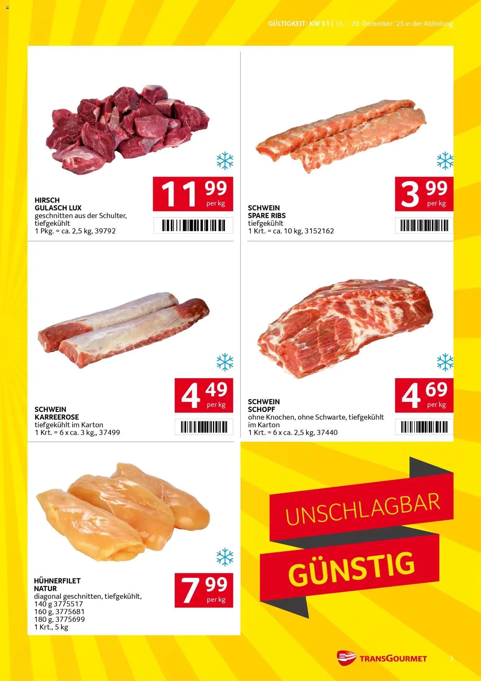Transgourmet Flugblatt gültig ab 15.12.2025 | Seite: 3