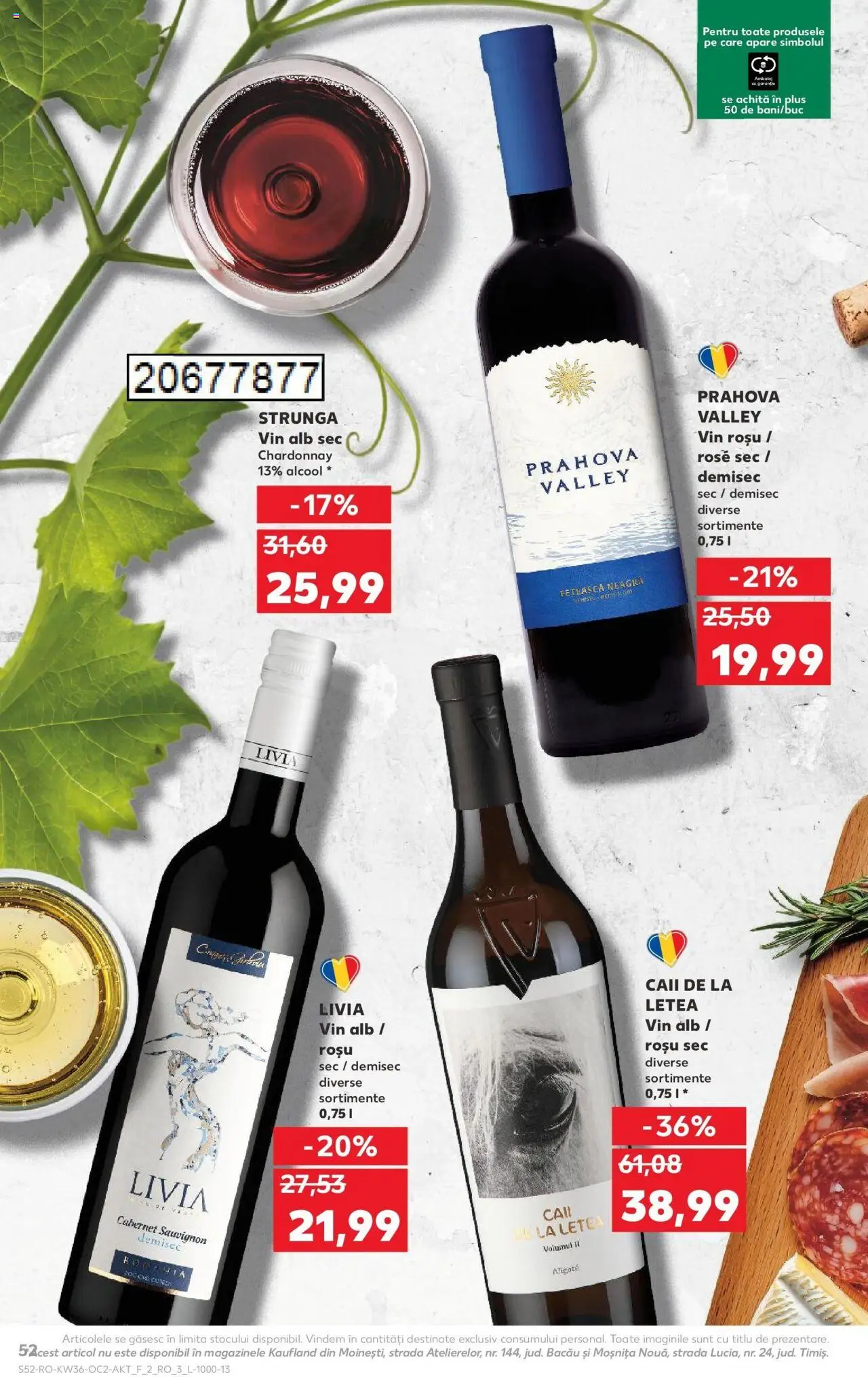 Noul catalog Kaufland – valabil de la 03.09.2025 | Pagină: 52 | Produse: Vin