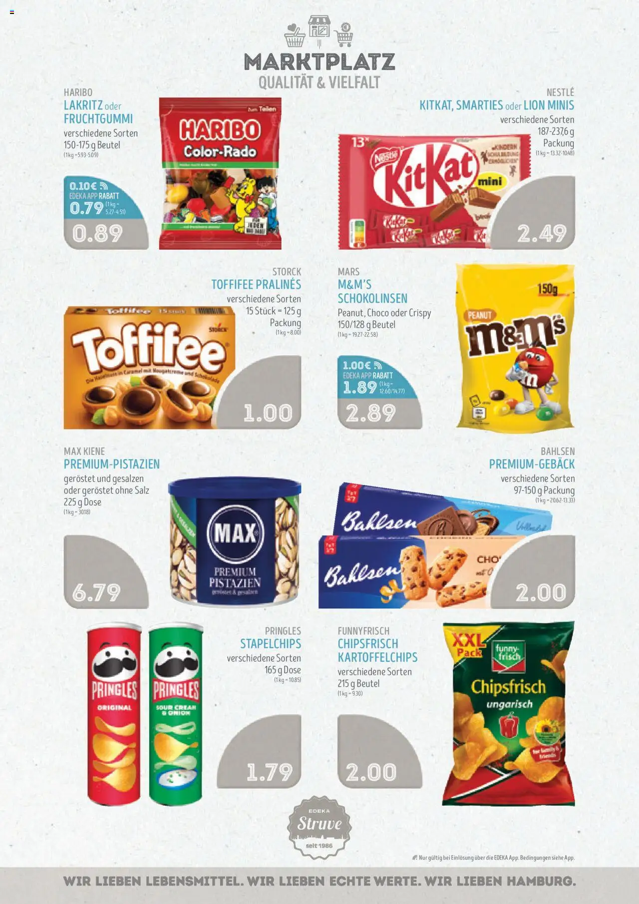 Edeka Struve Prospekt 	 – gültig ab 22.09.2025 | Seite: 11 | Produkte: Haribo, Smarties, Toffifee, Pringles