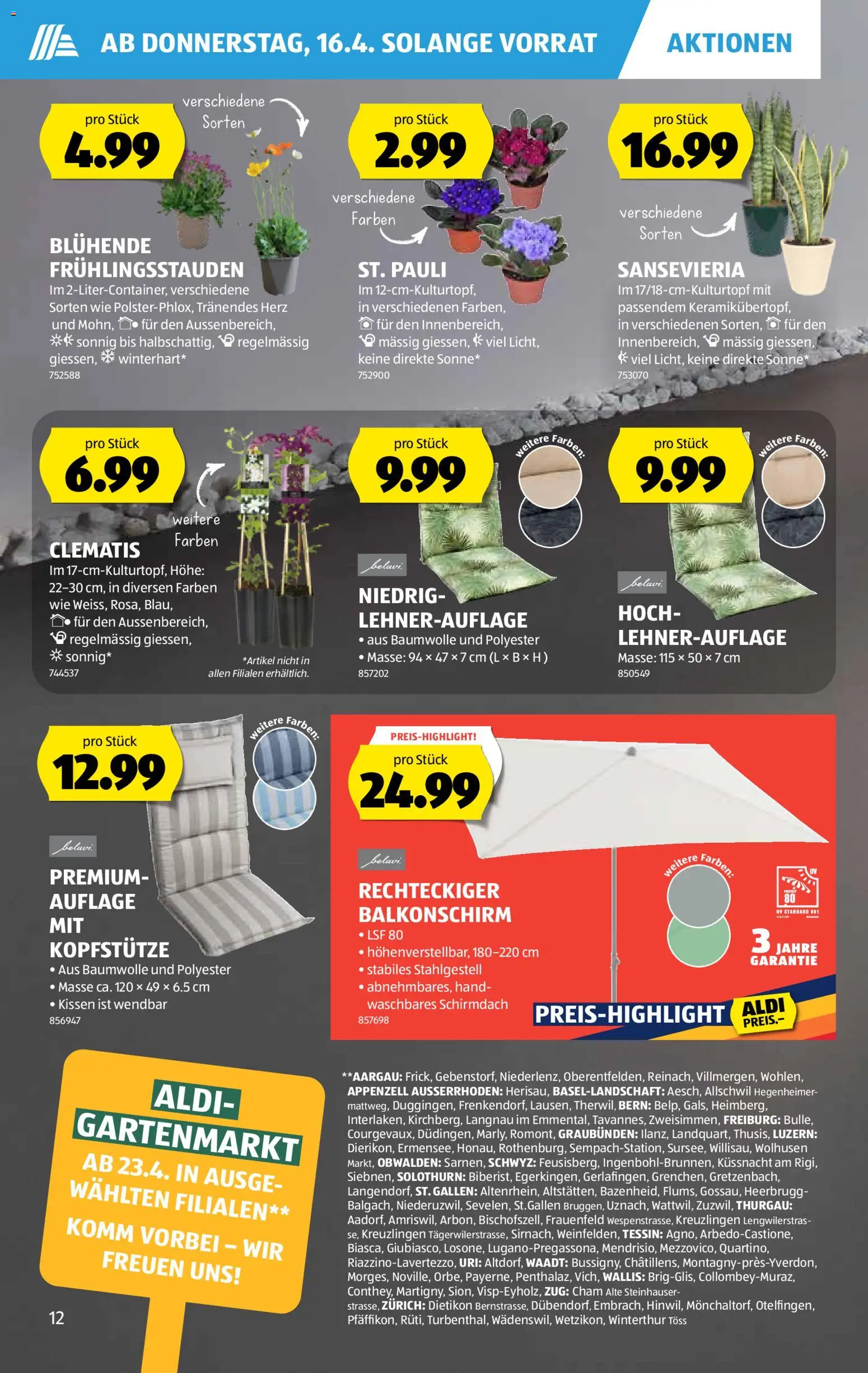 Aldi aktionen – gültig ab 16.04.2026 | Seite: 13 | Produkte: Kissen