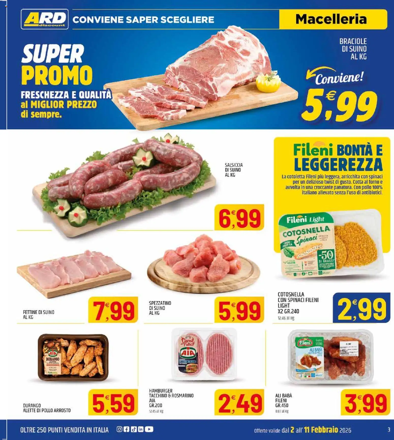 Volantino ARD Discount del 02.02.2026 | Pagina: 3