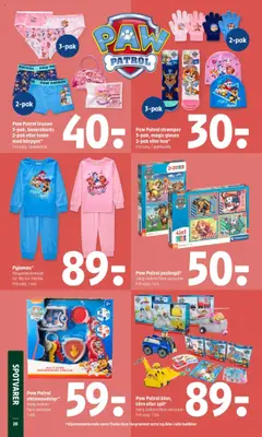 Paw Patrol trusser 3-pak, boxershorts 2-pak eller taske med hårpynt*, Frit valg. 1 pakke/stk. gyldig fra 16.10.2025 | Side: 22