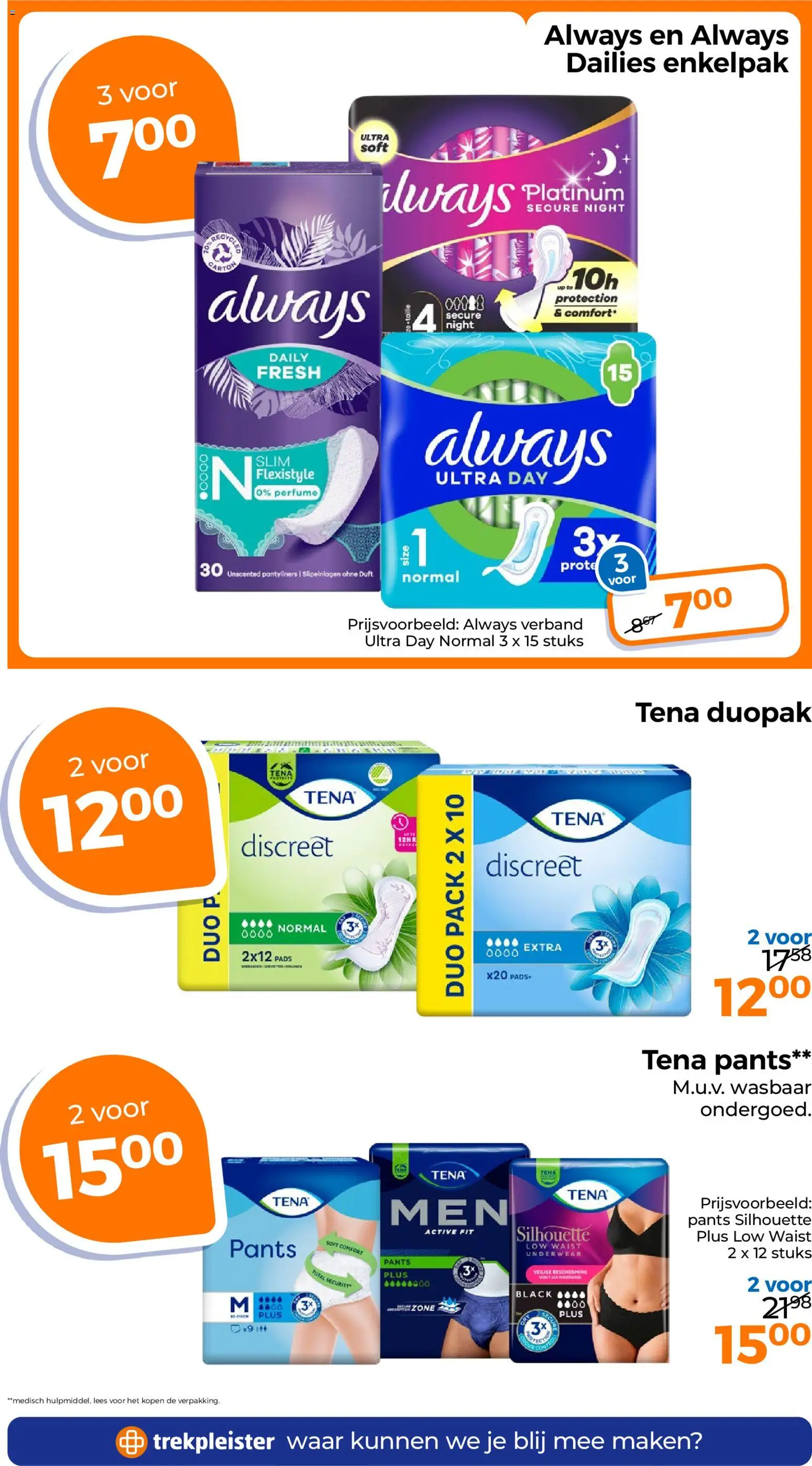 {H1} | Pagina: 43 | Producten: Ondergoed, Pads