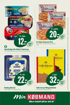 Min Købmand - Tilbudsavis gyldig fra 02.01.2026 | Side: 12 | Produkter: Fisk, Makrel, Skiveost, Pålægschokolade
