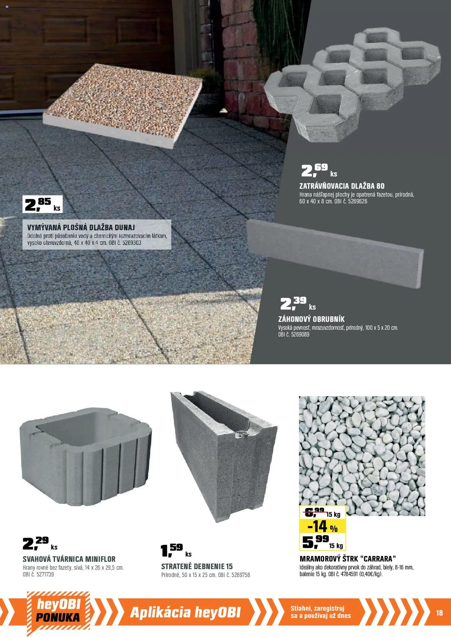 Nové OBI akcie – leták je platný od 01.03.2026 | Strana: 19 | Produkty: Kovanie, Rám, Dvere