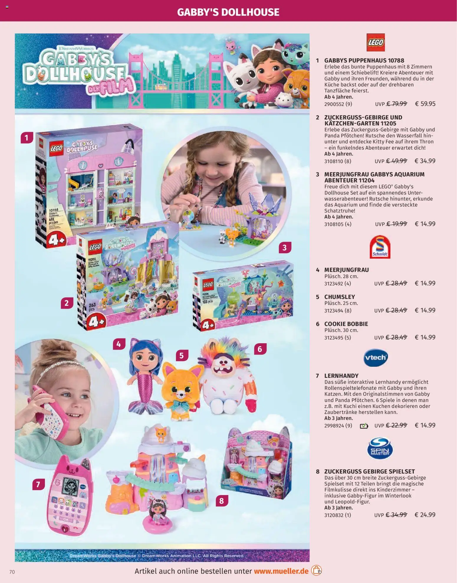 Müller Spielwarenkatalog – gültig ab 27.10.2025 | Seite: 70 | Produkte: Küche, Kuchen