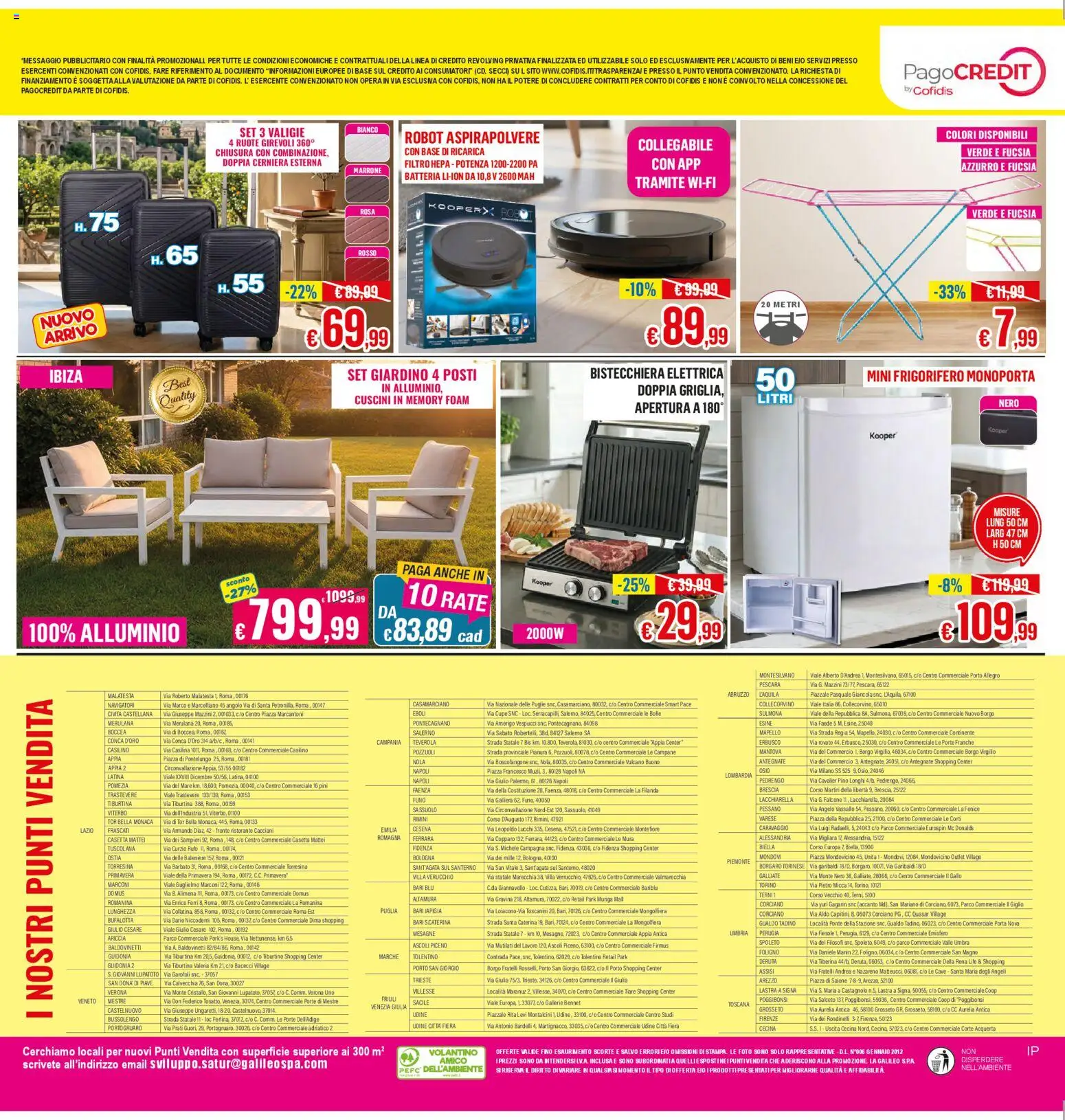 Volantino Satur del 08.04.2026 | Pagina: 16 | Prodotti: Frigorifero, Alluminio, Robot, Batteria