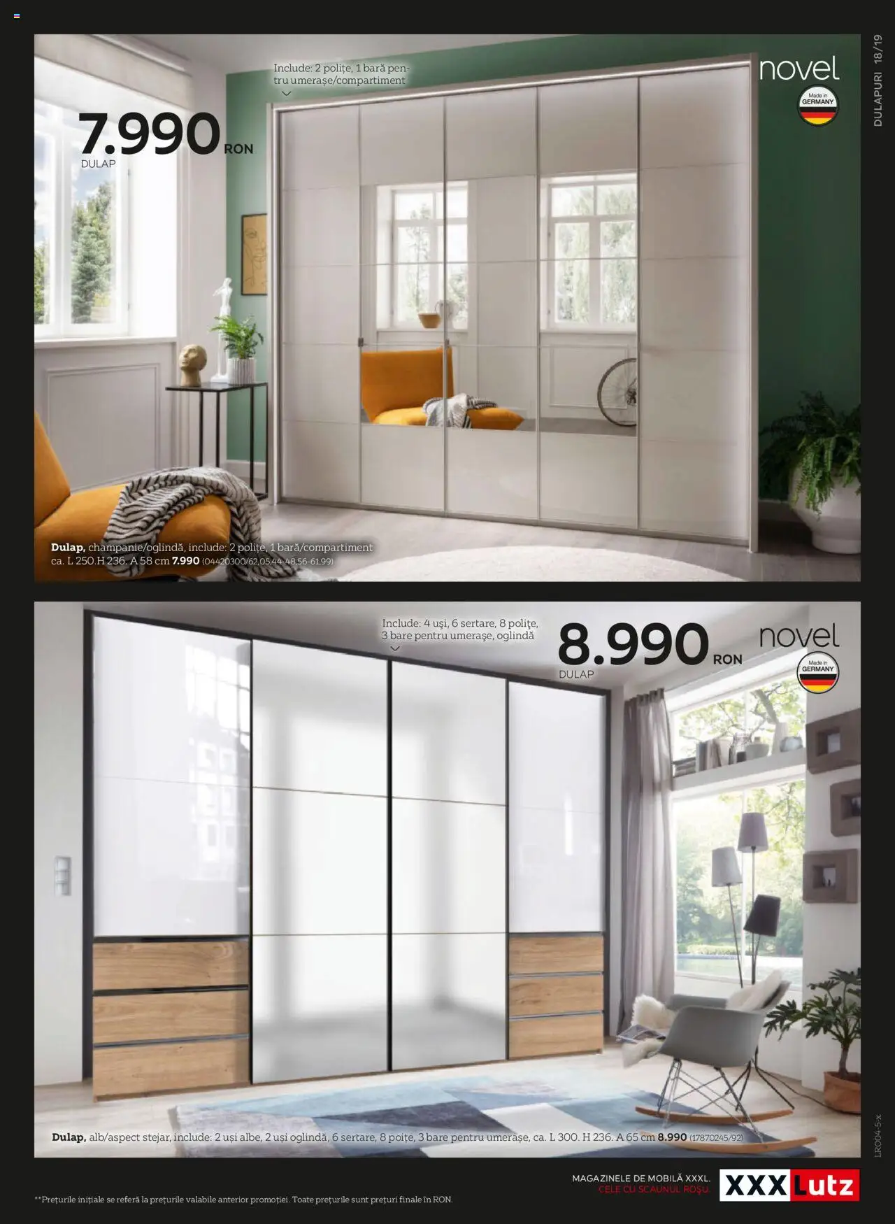 Noul catalog XXXLutz – valabil de la 07.04.2025 | Pagină: 19 | Produse: Oglindă