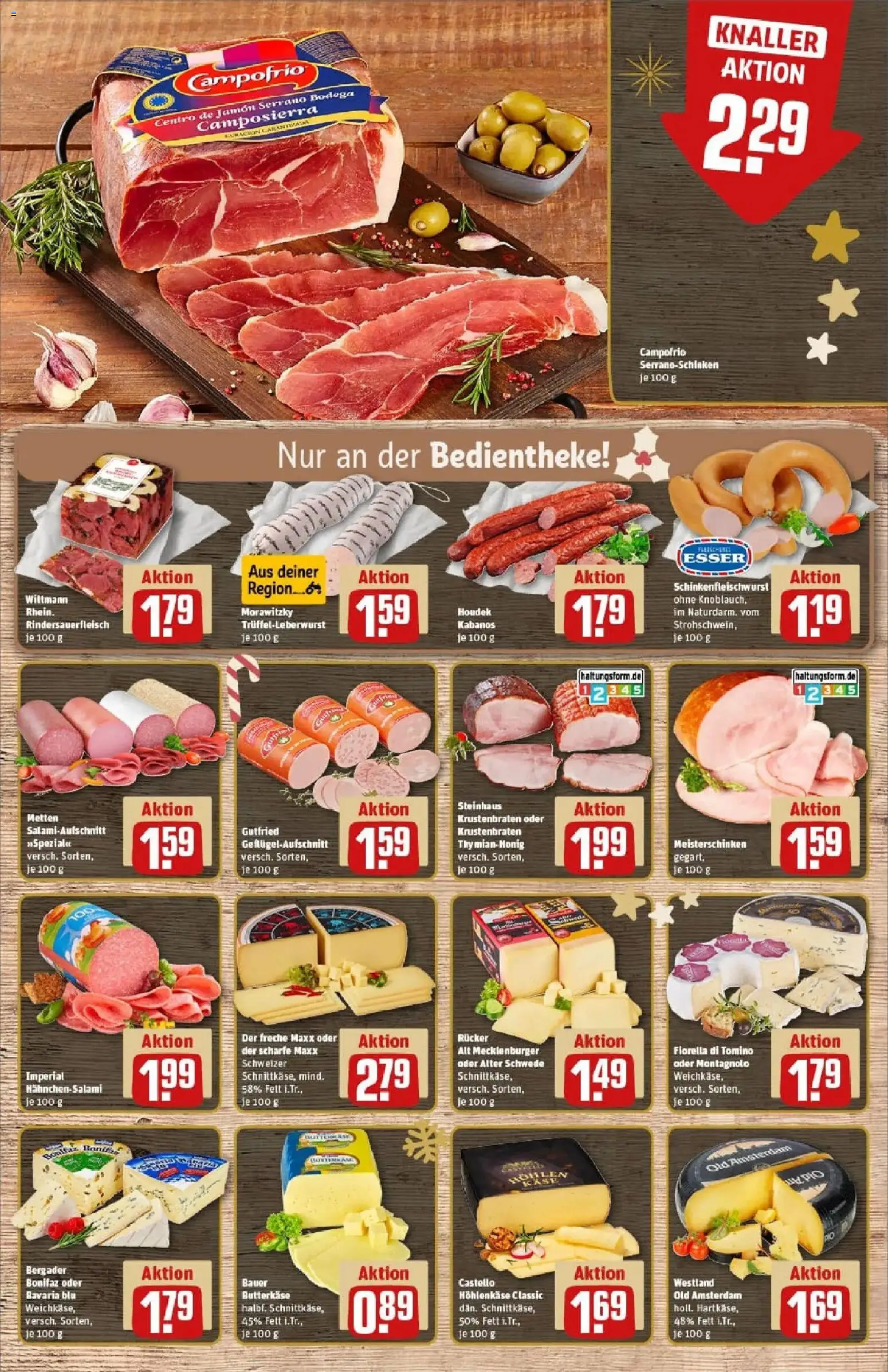 Rewe prospekt Neuss / Norf	 – gültig ab 07.12.2025 | Seite: 9 | Produkte: Krustenbraten, Salami, Morawitzky