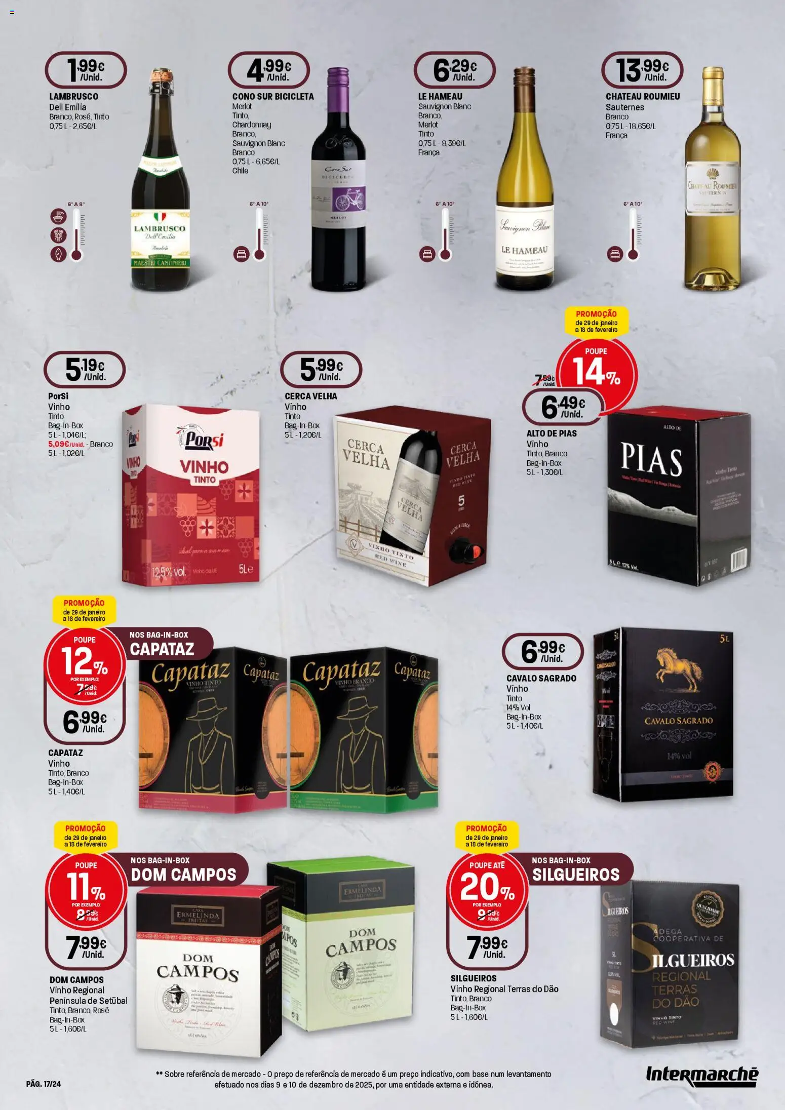 Intermarché - Queijos, Vinhos e Enchidos Contact │ válido de 29.01.2026 | Página: 17 | Produtos: Bicicleta, Base, Vinho, Vinho tinto