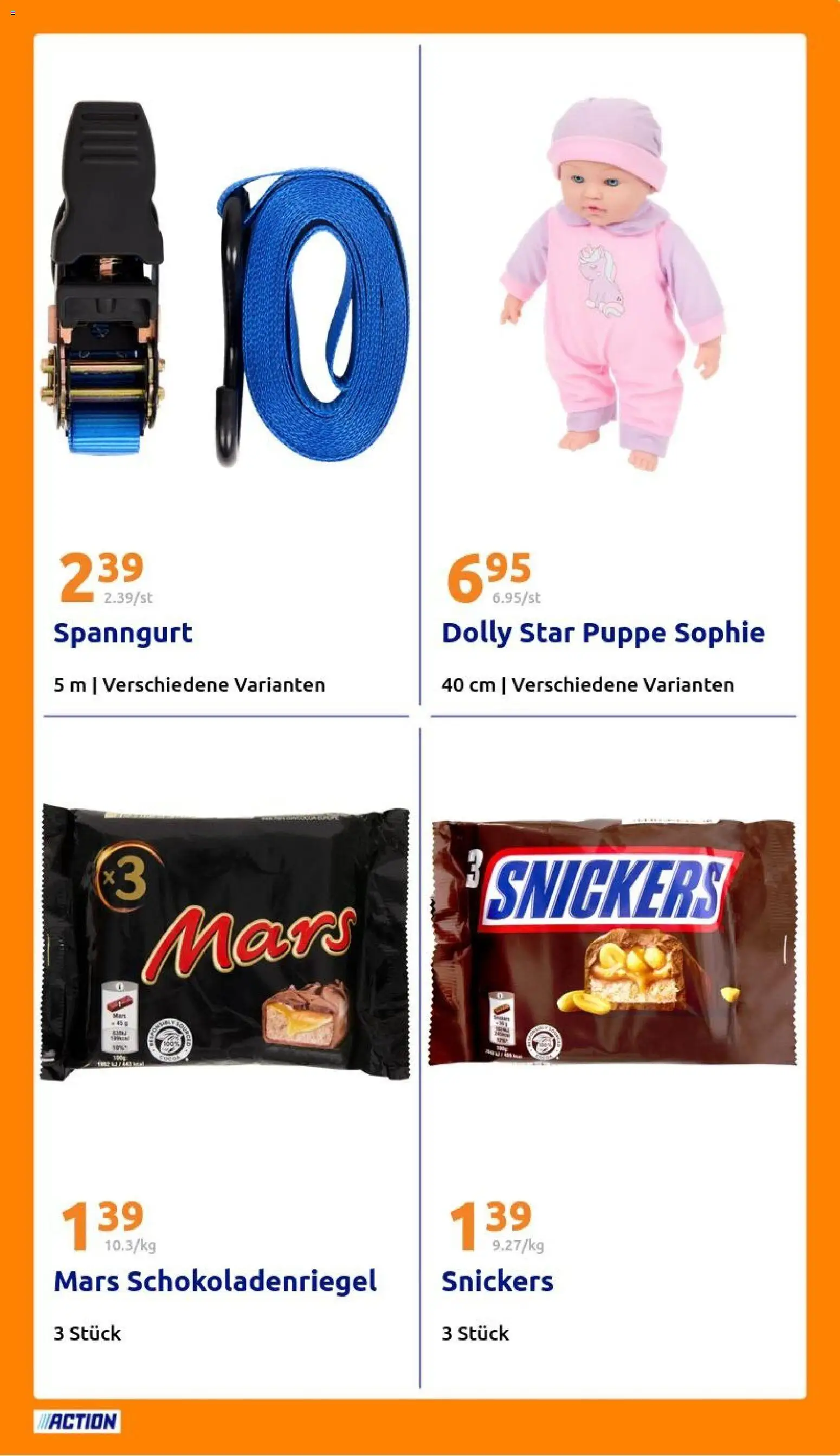 Action Prospekt – gültig ab 12.11.2025 | Seite: 19 | Produkte: Snickers, Mars