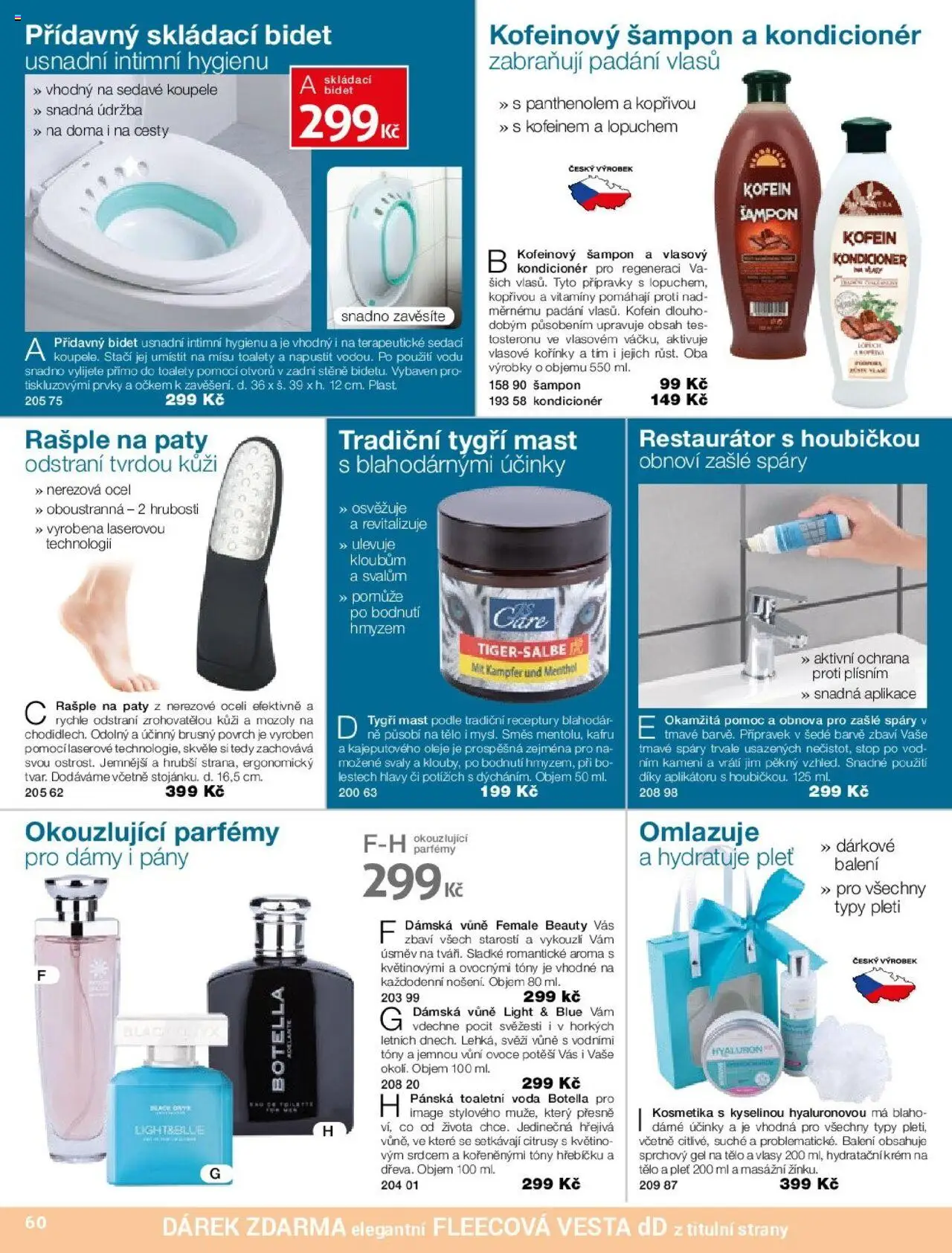 Decodoma katalog Podzim 2025 od 25.08.2025 | Strana: 60 | Produkty: Sprchový gel, Krém, Šampon, Kondicionér