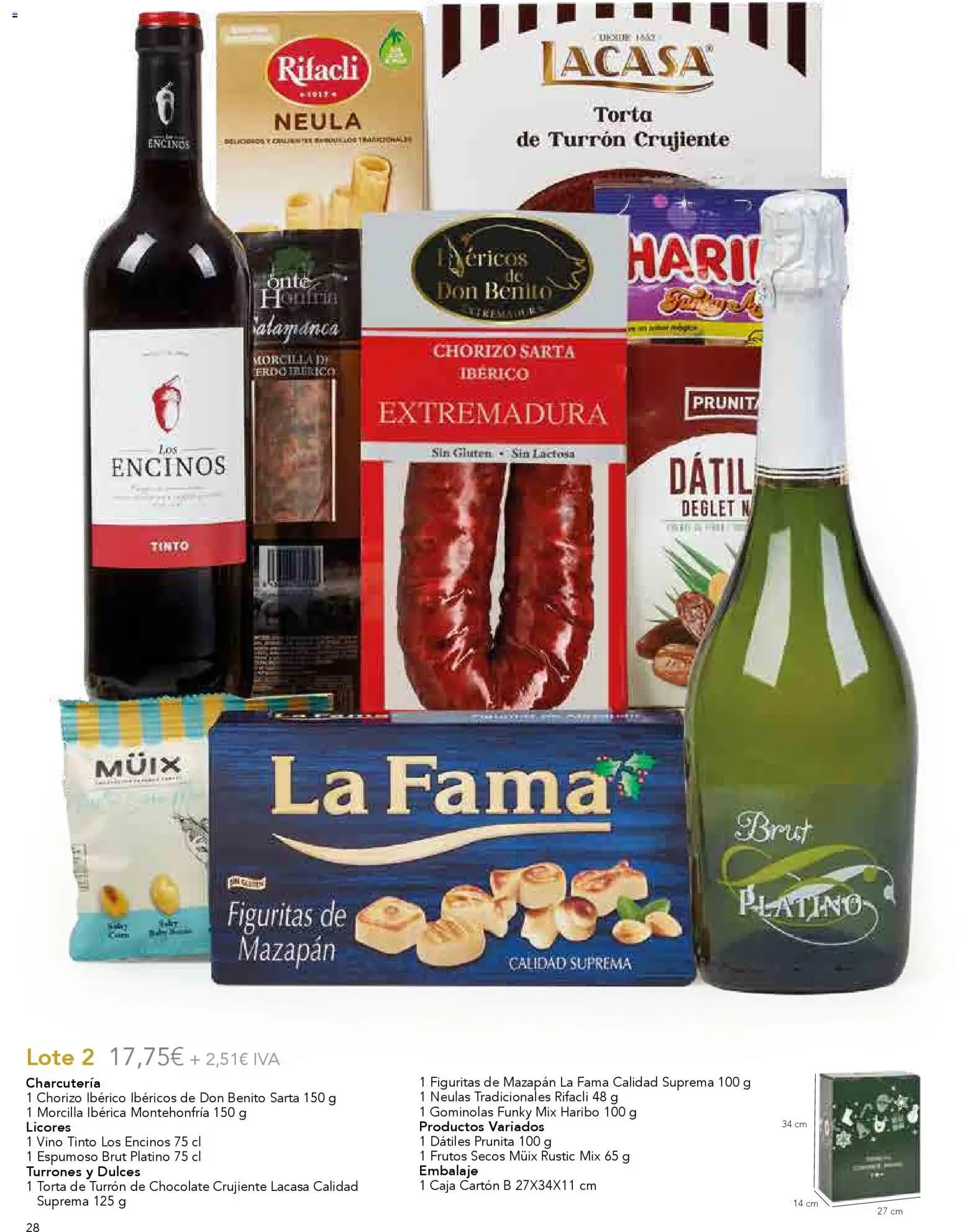 Lupa Supermercados Regalar en Navidad │ válido desde el 03.11.2025 | Página: 30 | Productos: Chocolate, Vino, Frutos secos, Caja