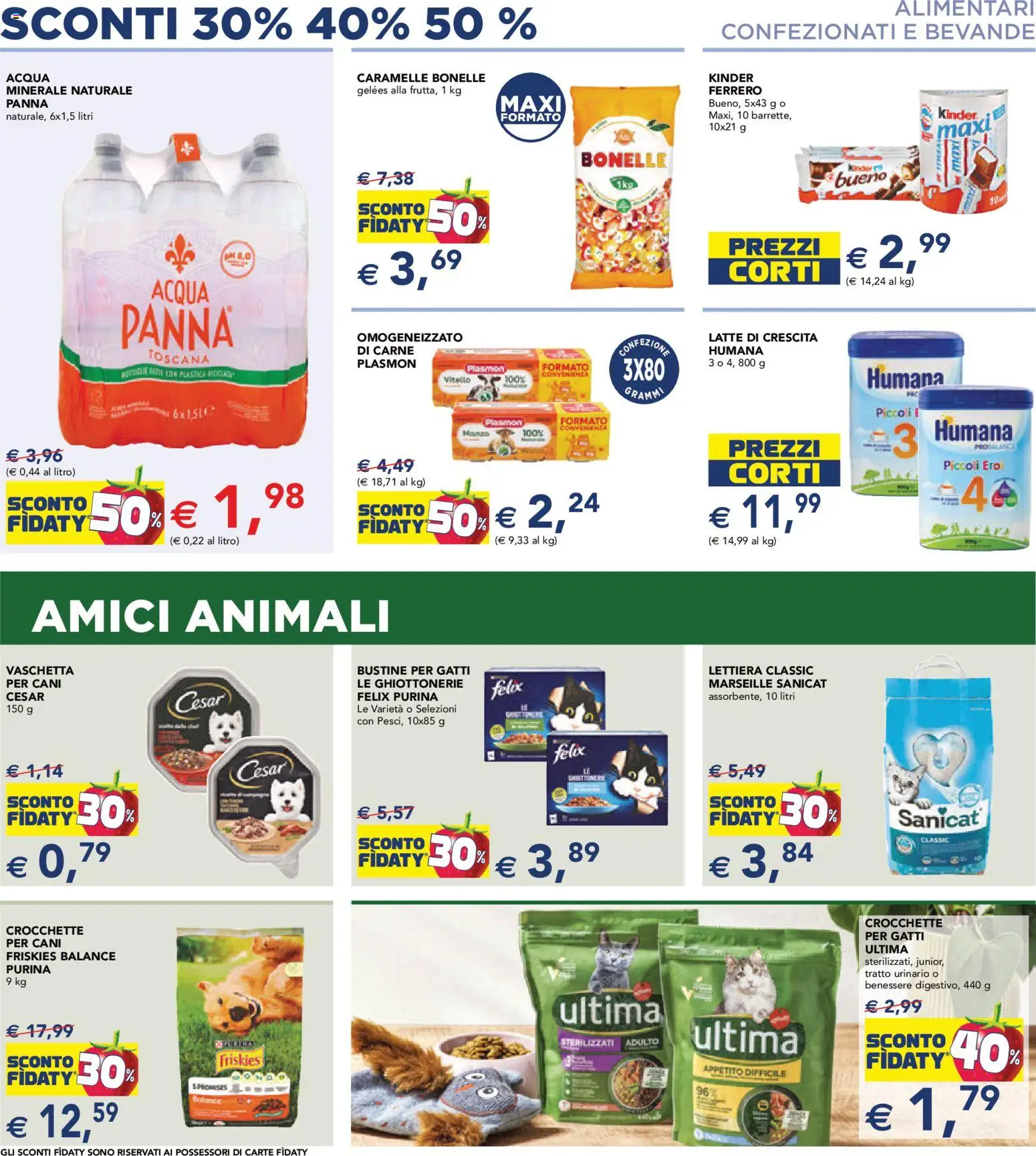 Volantino Esselunga S del 02.01.2026 | Pagina: 10 | Prodotti: Caramelle, Panna, Acqua, Latte