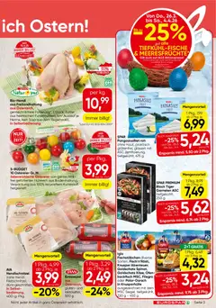 Eurospar Flugblatt ab 26.03.2026 gültig | Seite: 3 | Produkte: Meeresfrüchte, Ofen, Fisch