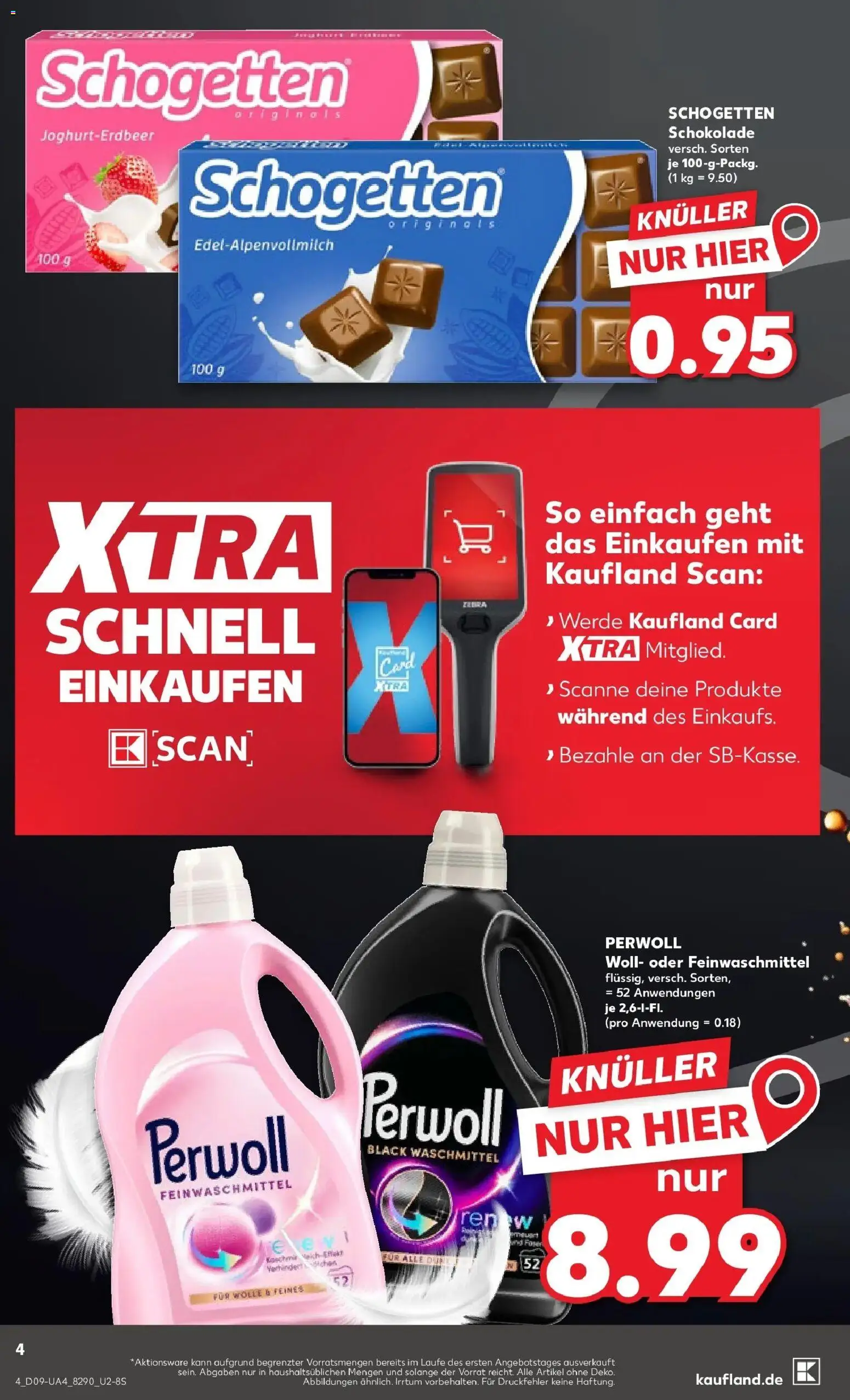 Kaufland prospekt Lippstadt	 – gültig ab 26.02.2026 | Seite: 4 | Produkte: Schokolade, Perwoll, Waschmittel, Schogetten