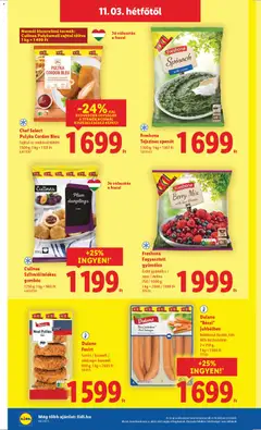 Fasírt, Sertés / baromfi / zöldséges baromfi 600 g - amely érvényes a következő dátumtól: 30.10.2025 | Oldal: 54